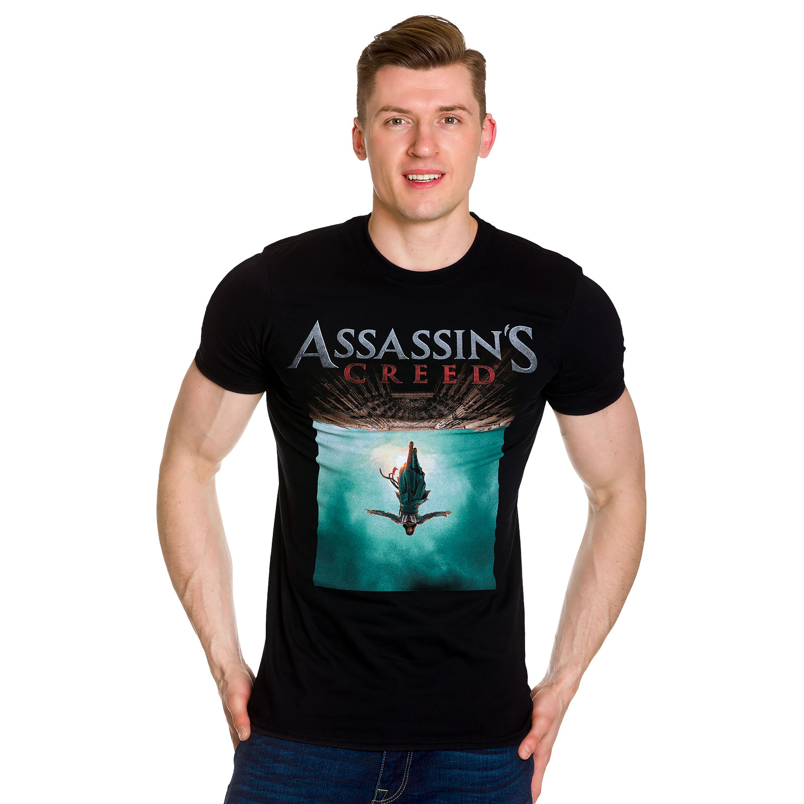 Assassins Creed - Movie Poster T-Shirt schwarz