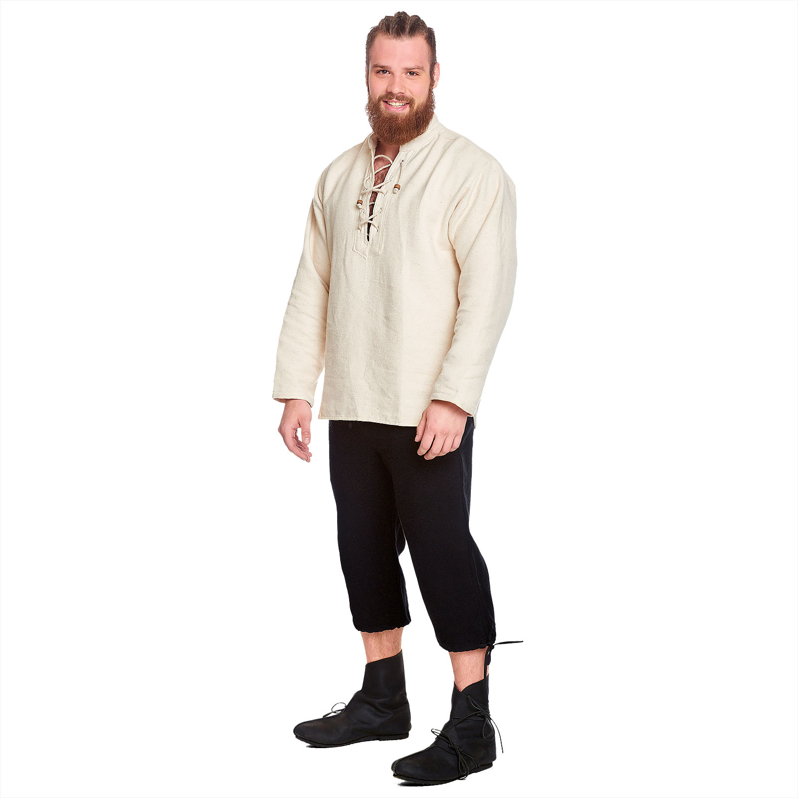 Mittelalter Kniebundhose Veli schwarz