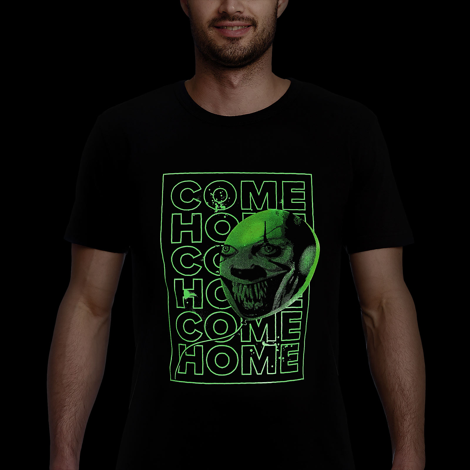 Stephen Kings ES - Come Home Glow in the Dark T-Shirt schwarz