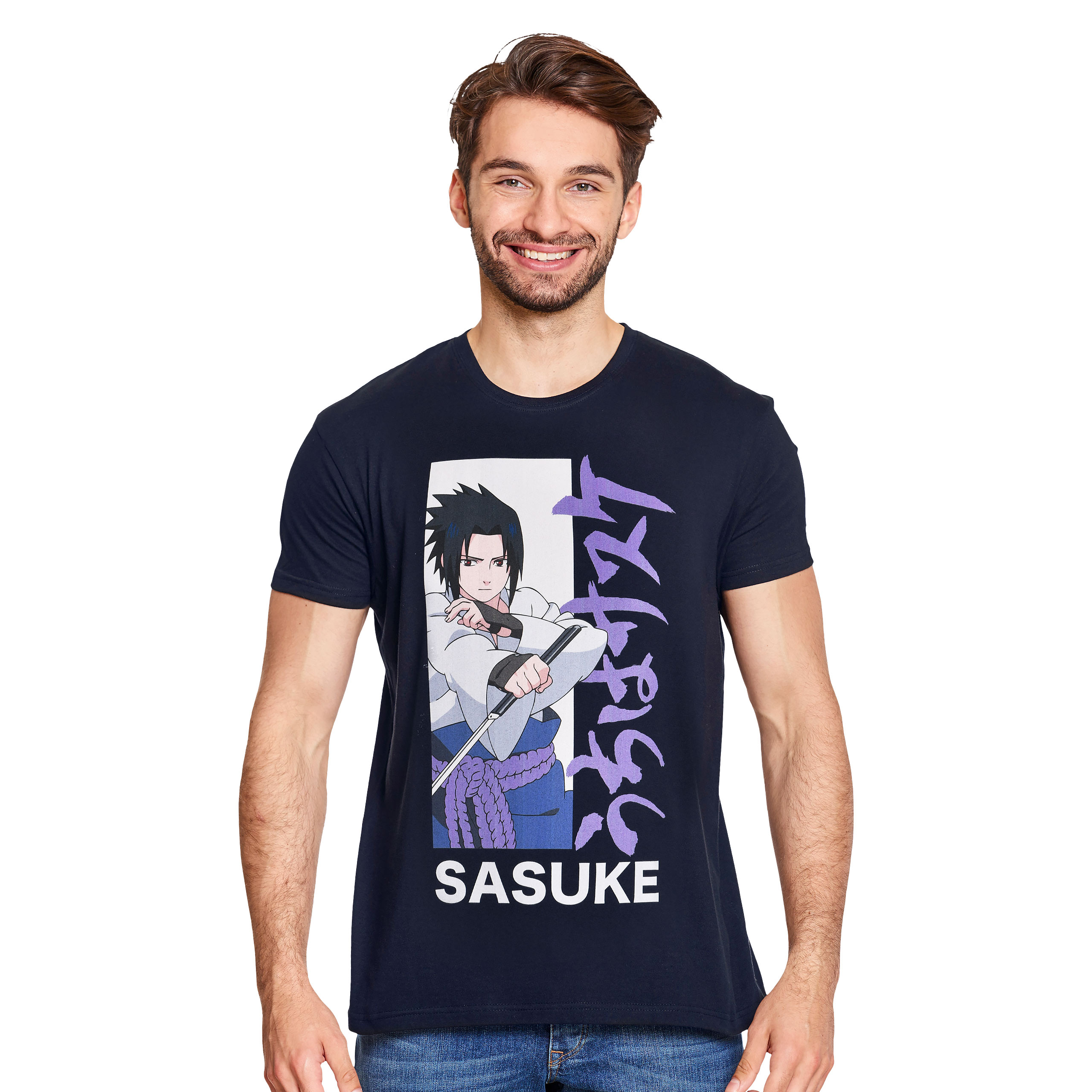 Naruto - Sasuke T-Shirt schwarz