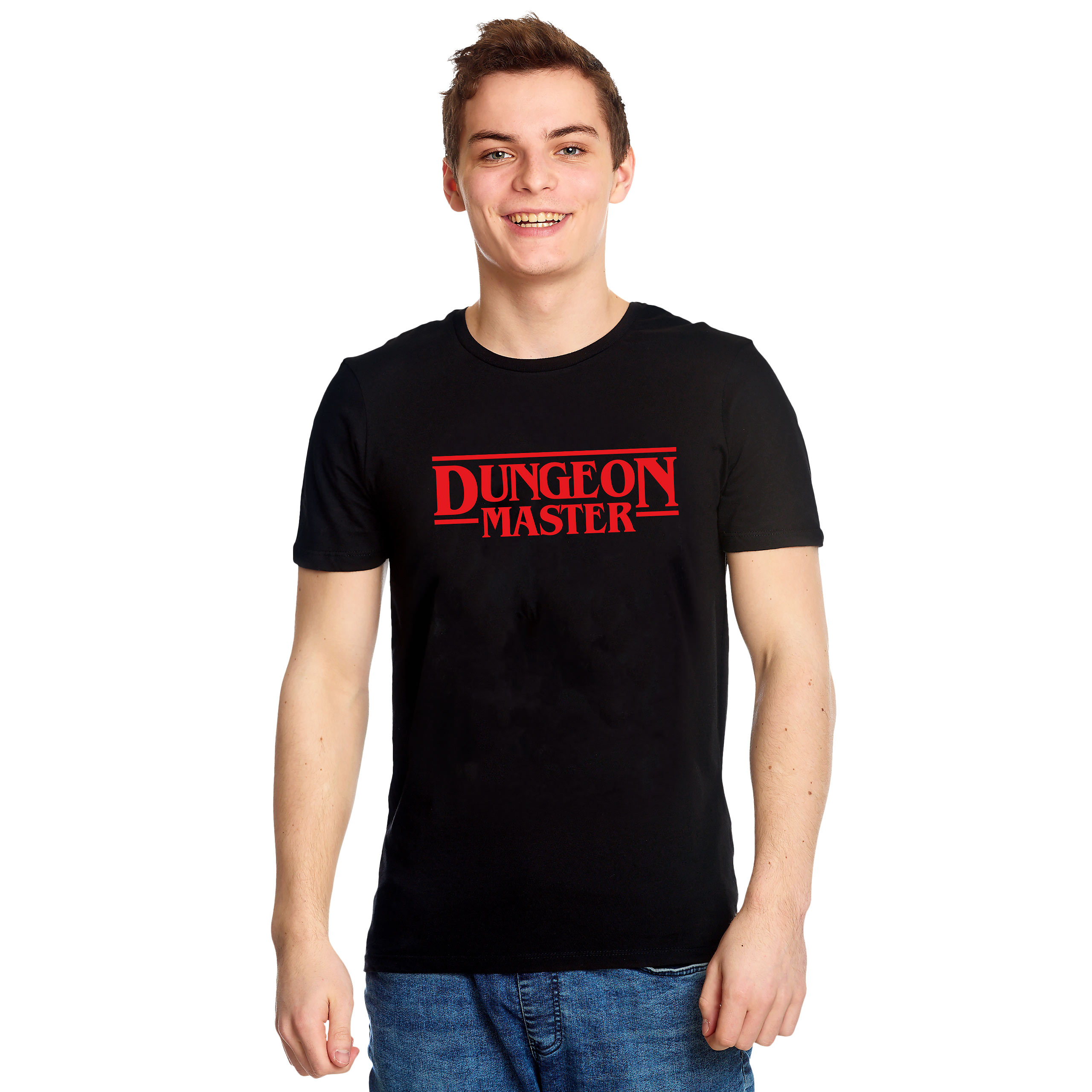 Dungeon Master T-Shirt für Stranger Things Fans schwarz