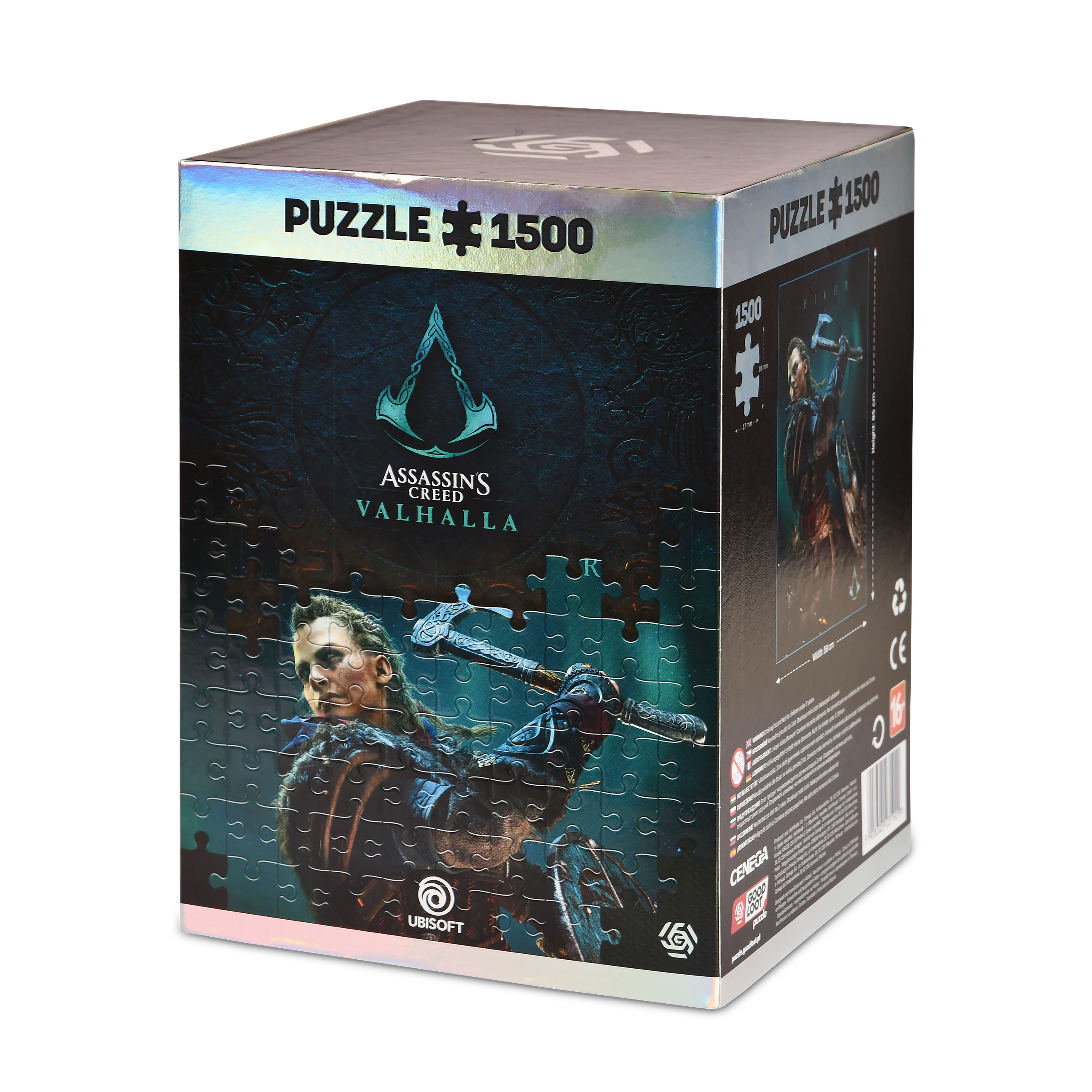 Assassin's Creed Valhalla - Eivor Puzzle mit Logo Sportbag