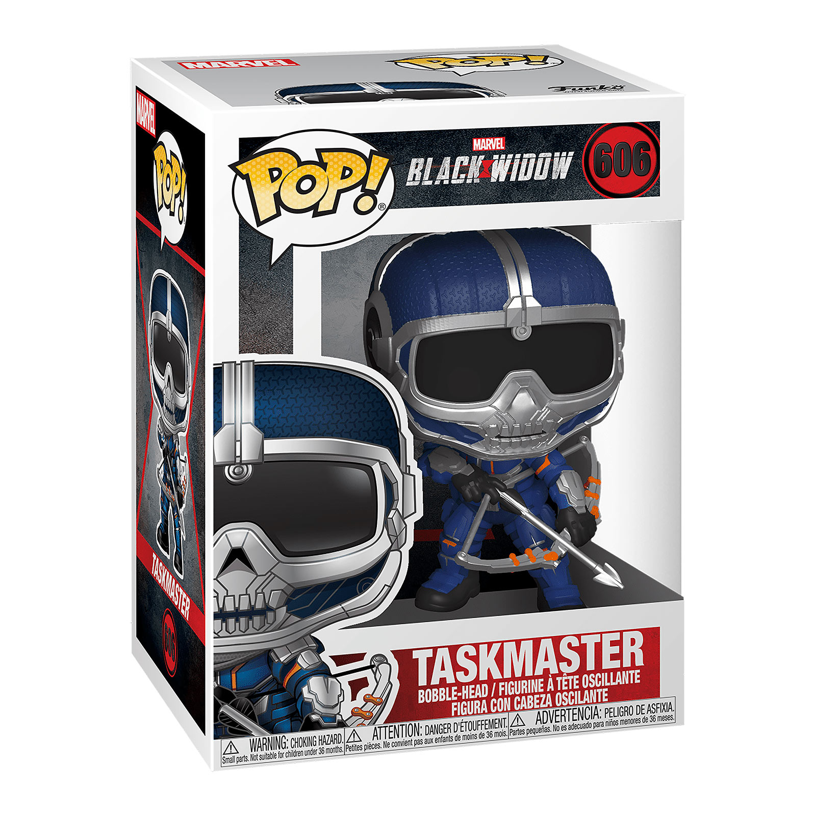Black Widow - Taskmaster mit Bogen Funko Pop Wackelkopf-Figur