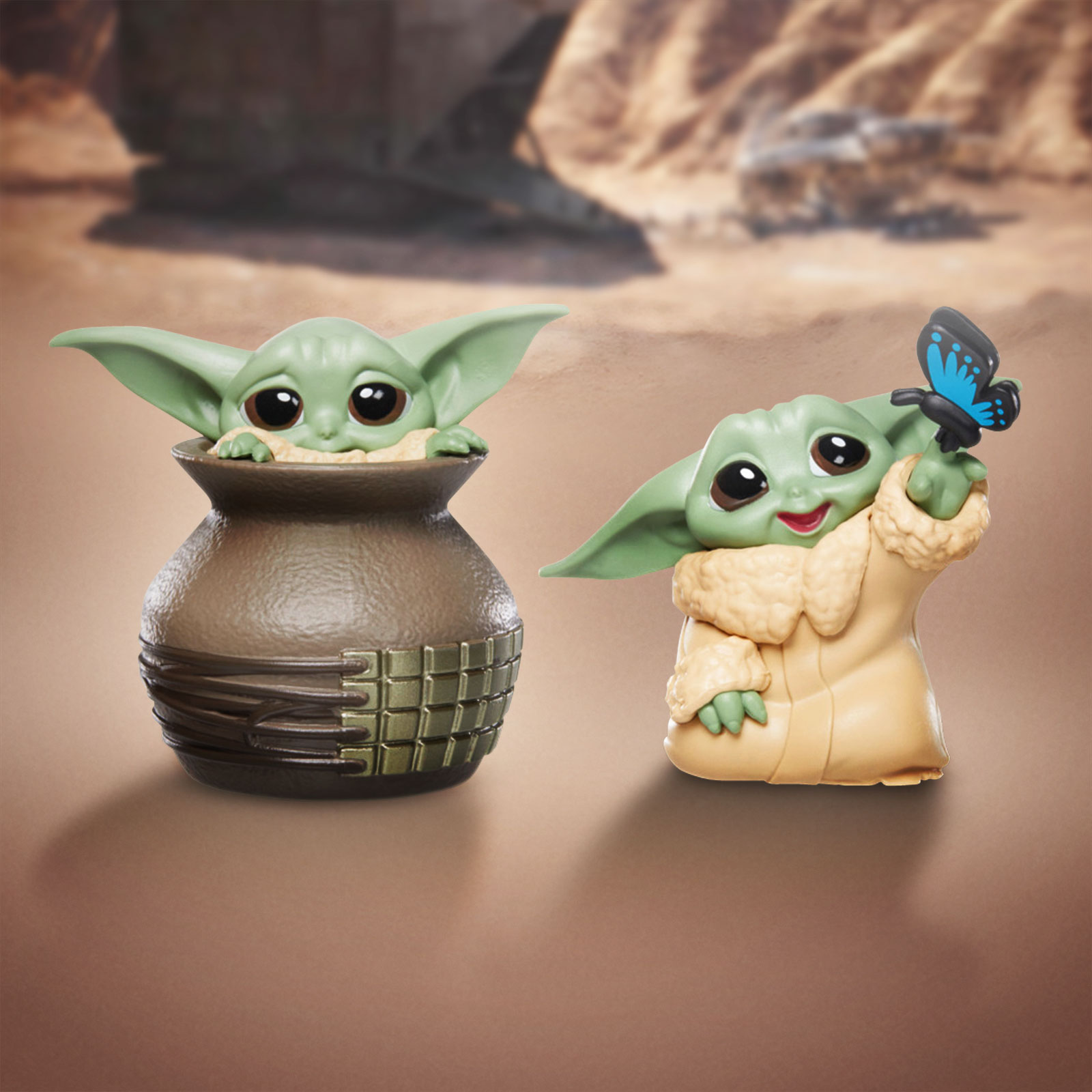 Grogu mit Schmetterling und Vase Mini-Figuren-Set - Star Wars The Mandalorian