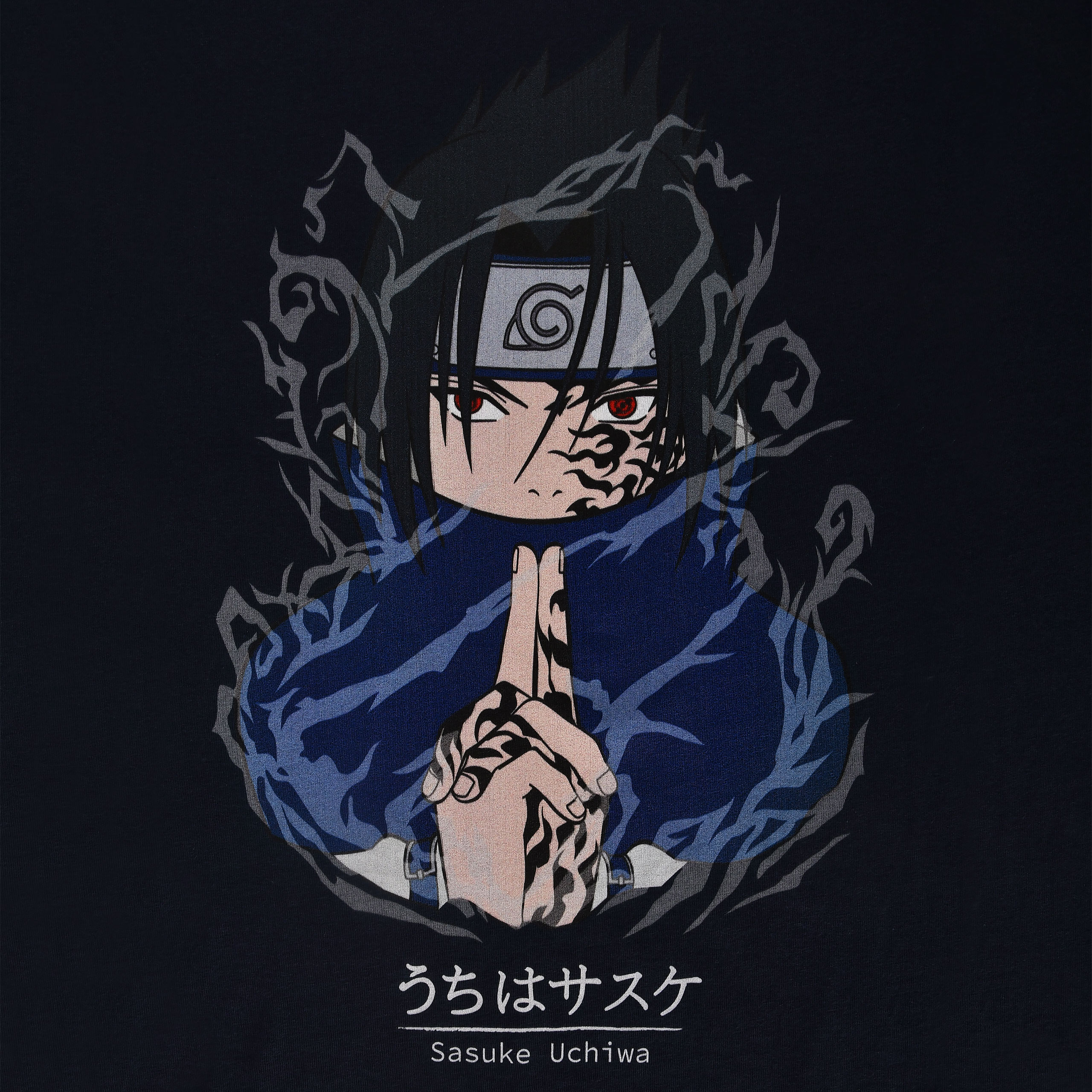 Naruto - Sasuke Uchiha T-Shirt blau