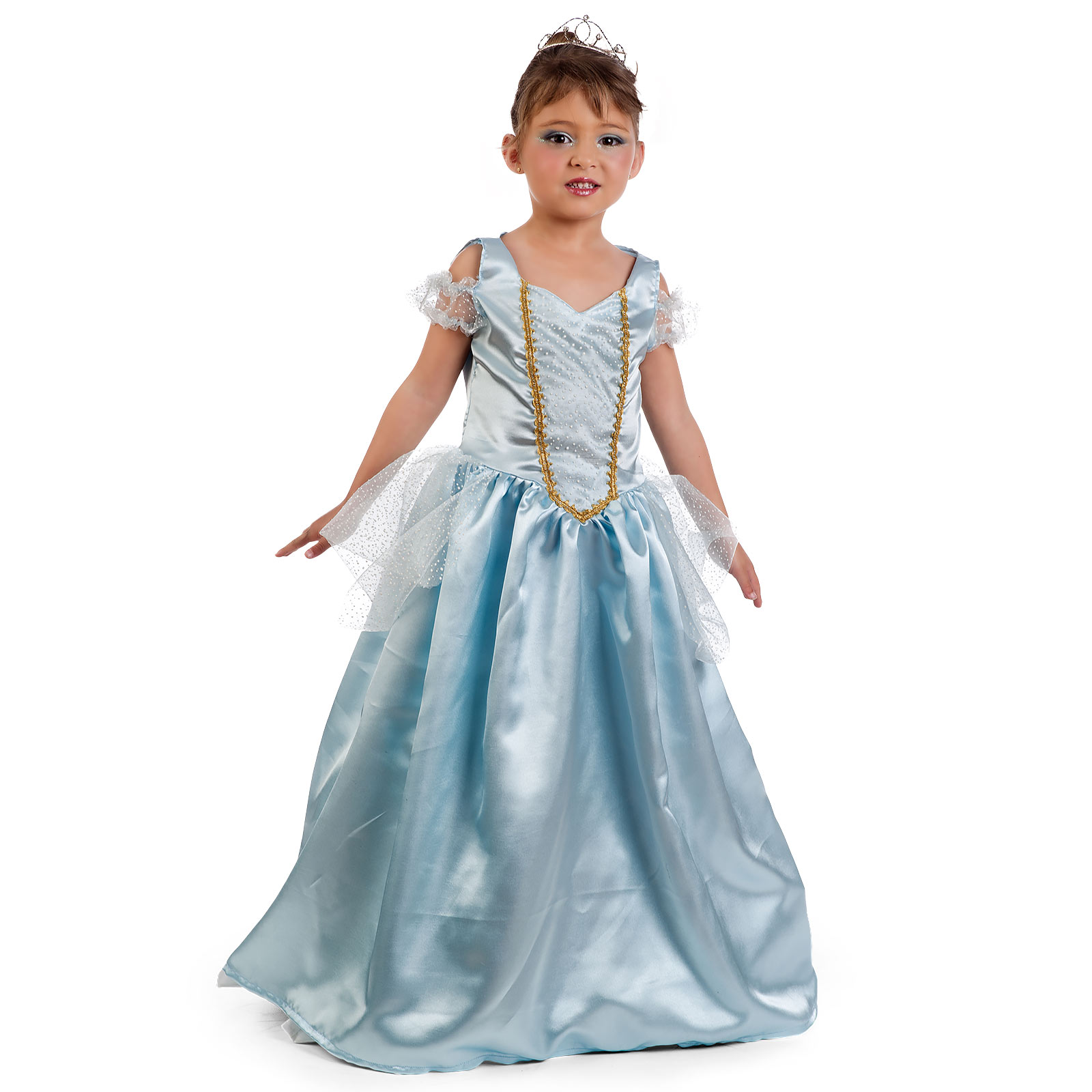 Cinderella Prinzessin Kleid türkis - Kostüm Kinder