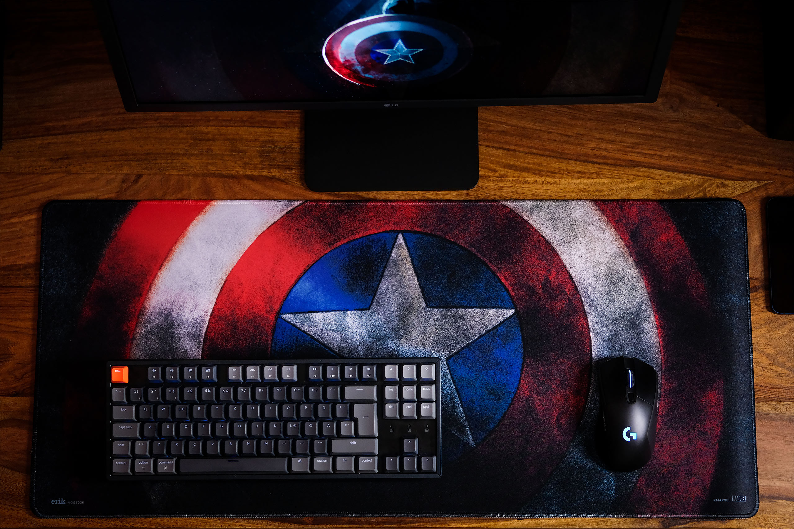 Captain America - Shield Mousepad