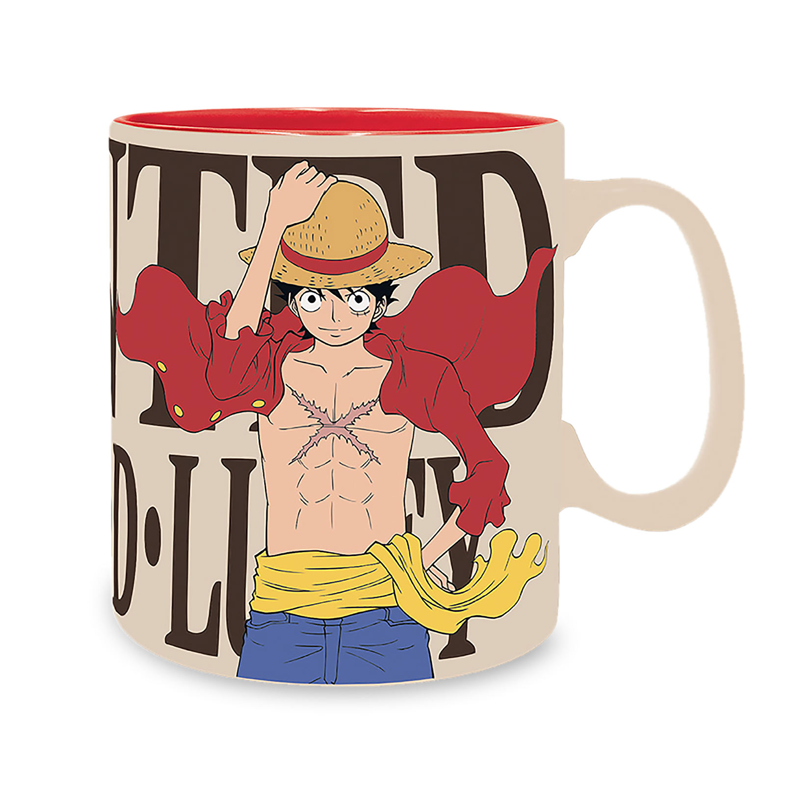 One Piece - Wanted D. Luffy Tasse