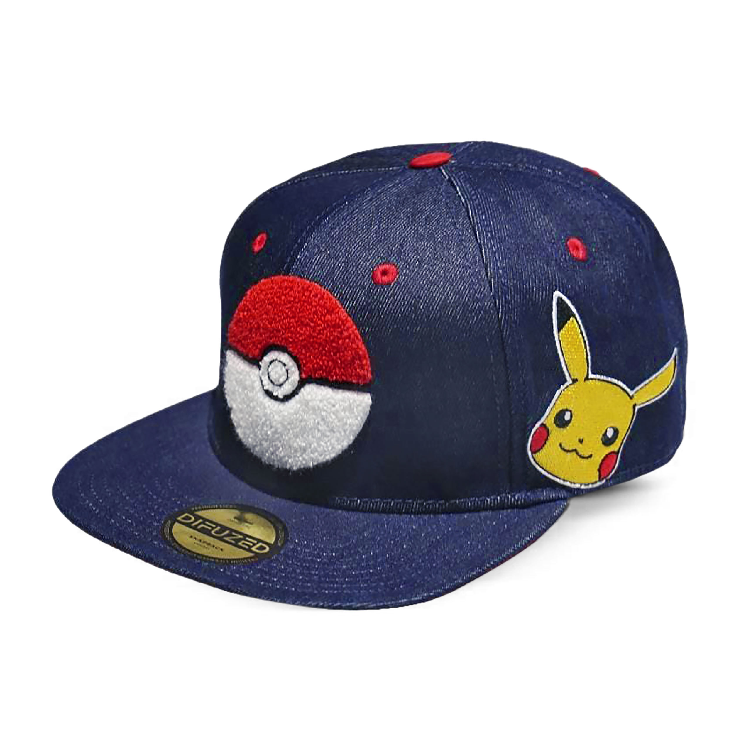 Pokemon - Pokeball Snapback Cap blau
