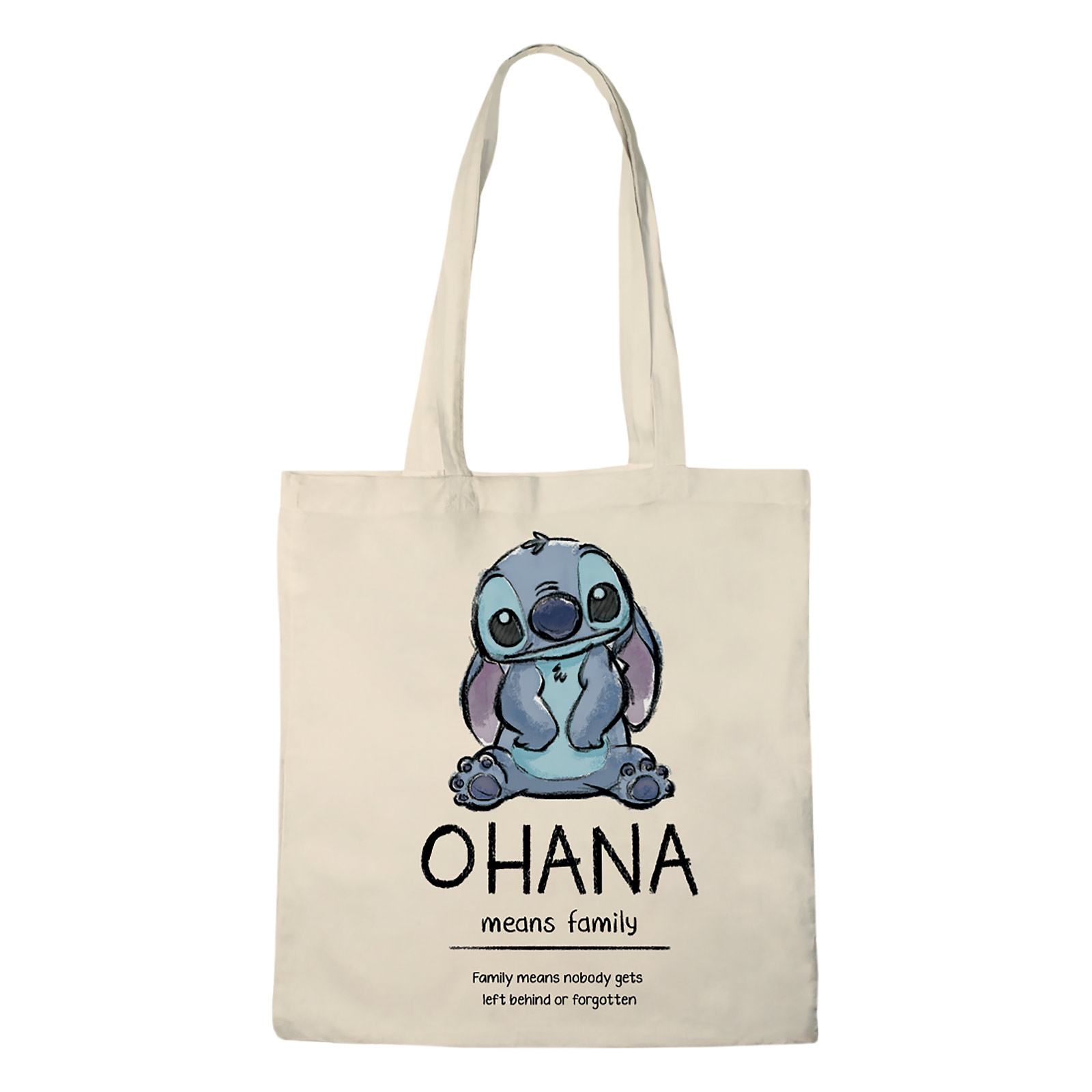 Lilo & Stitch - Ohana Means Family Jutebeutel