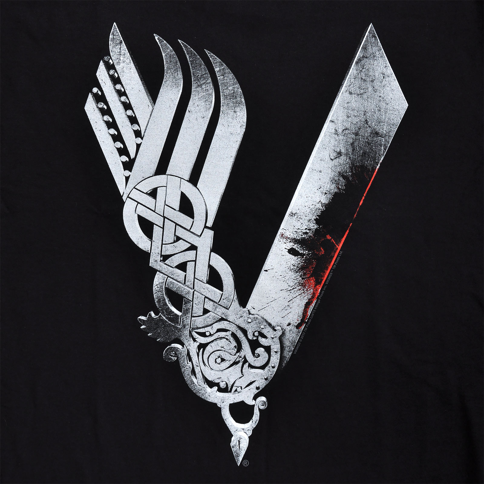 Vikings - Logo T-Shirt schwarz