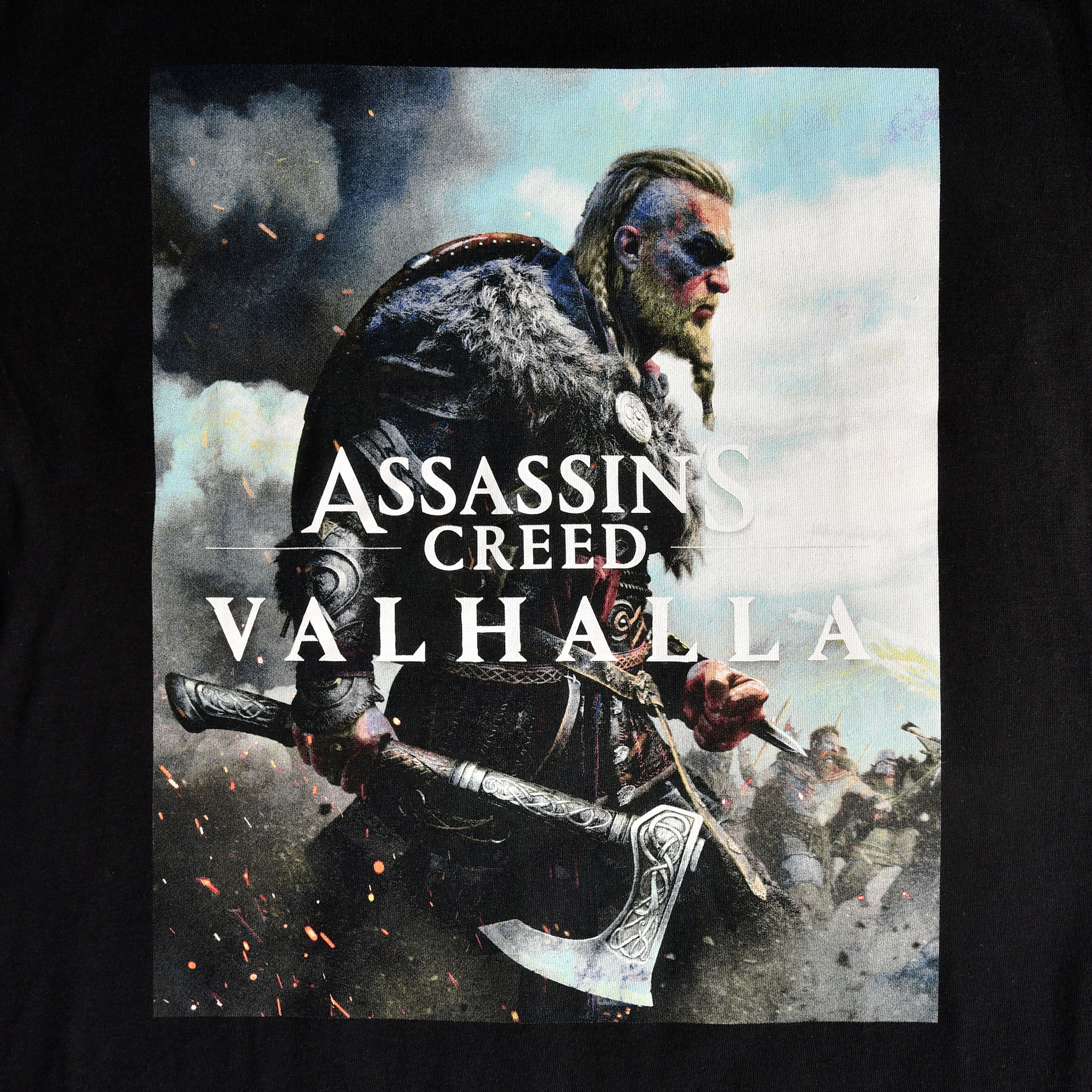 Assassin's Creed - Valhalla Cover T-Shirt schwarz