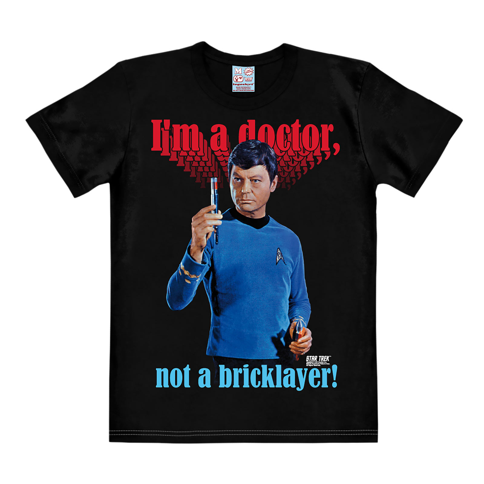 Star Trek - McCoy Bricklayer T-Shirt schwarz