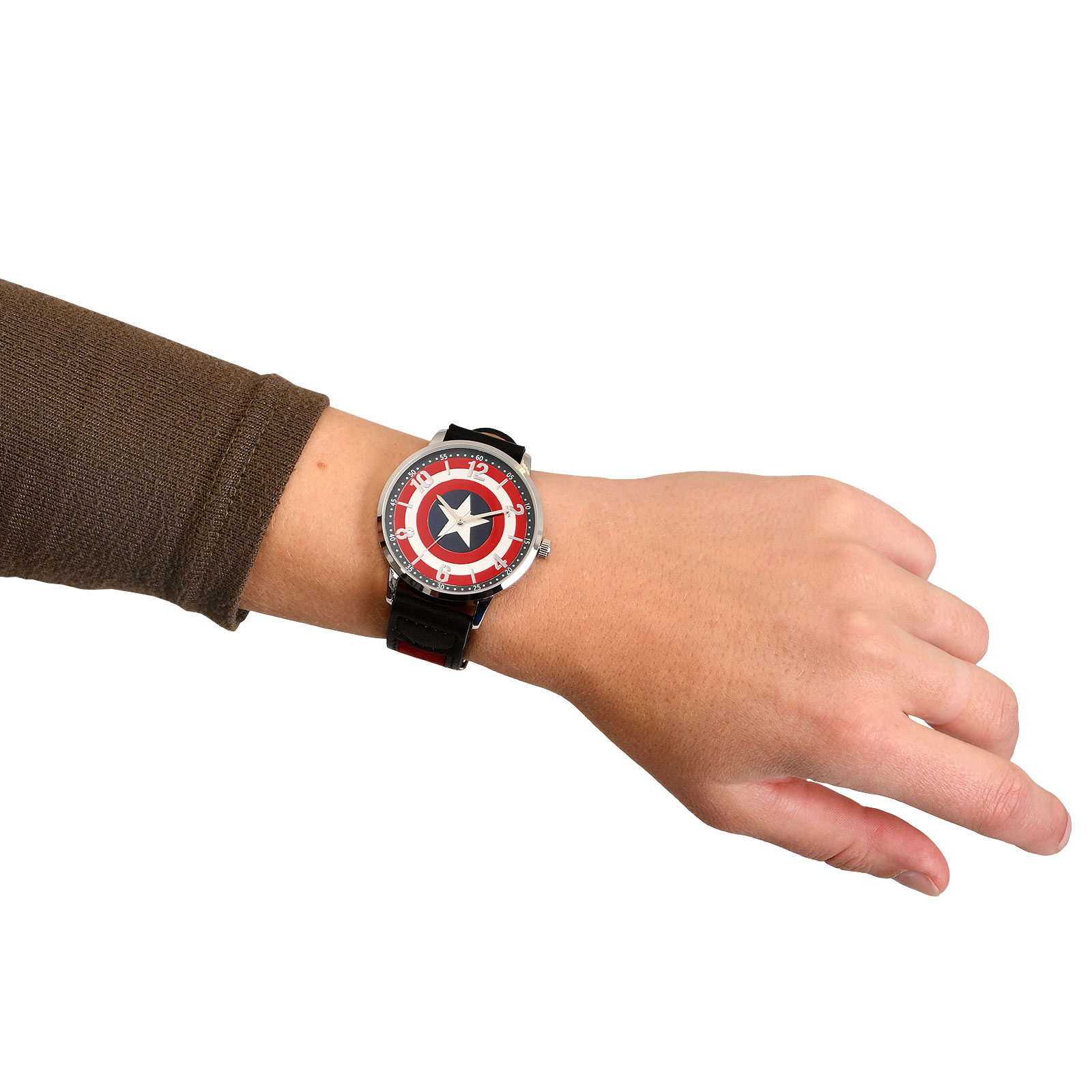 Captain America - Shield Logo Armbanduhr