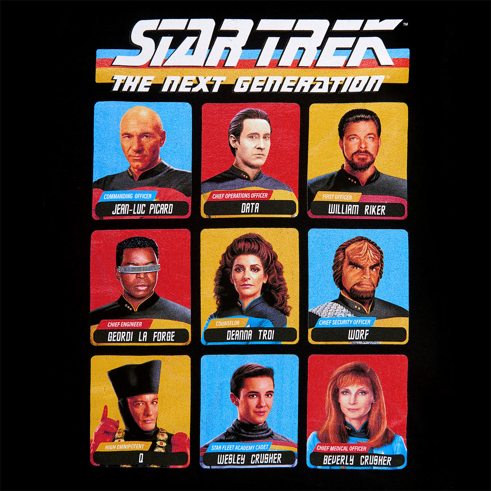 Star Trek - The Next Generation T-Shirt schwarz