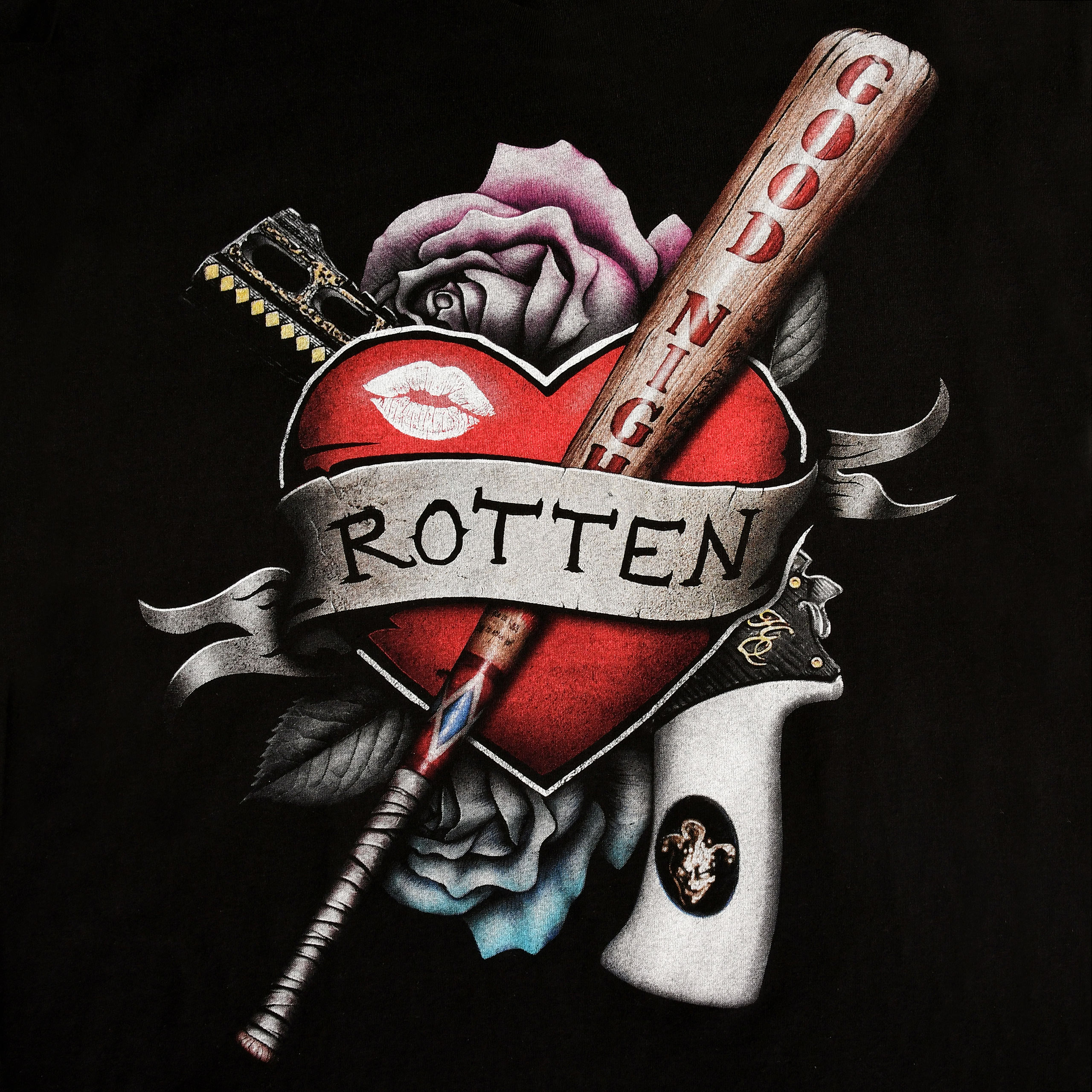Harley Quinn - Rotten T-Shirt schwarz