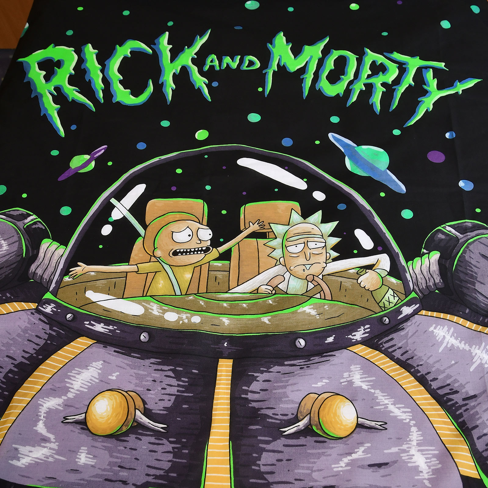 Rick and Morty - Space Cruiser Wende-Bettwäsche
