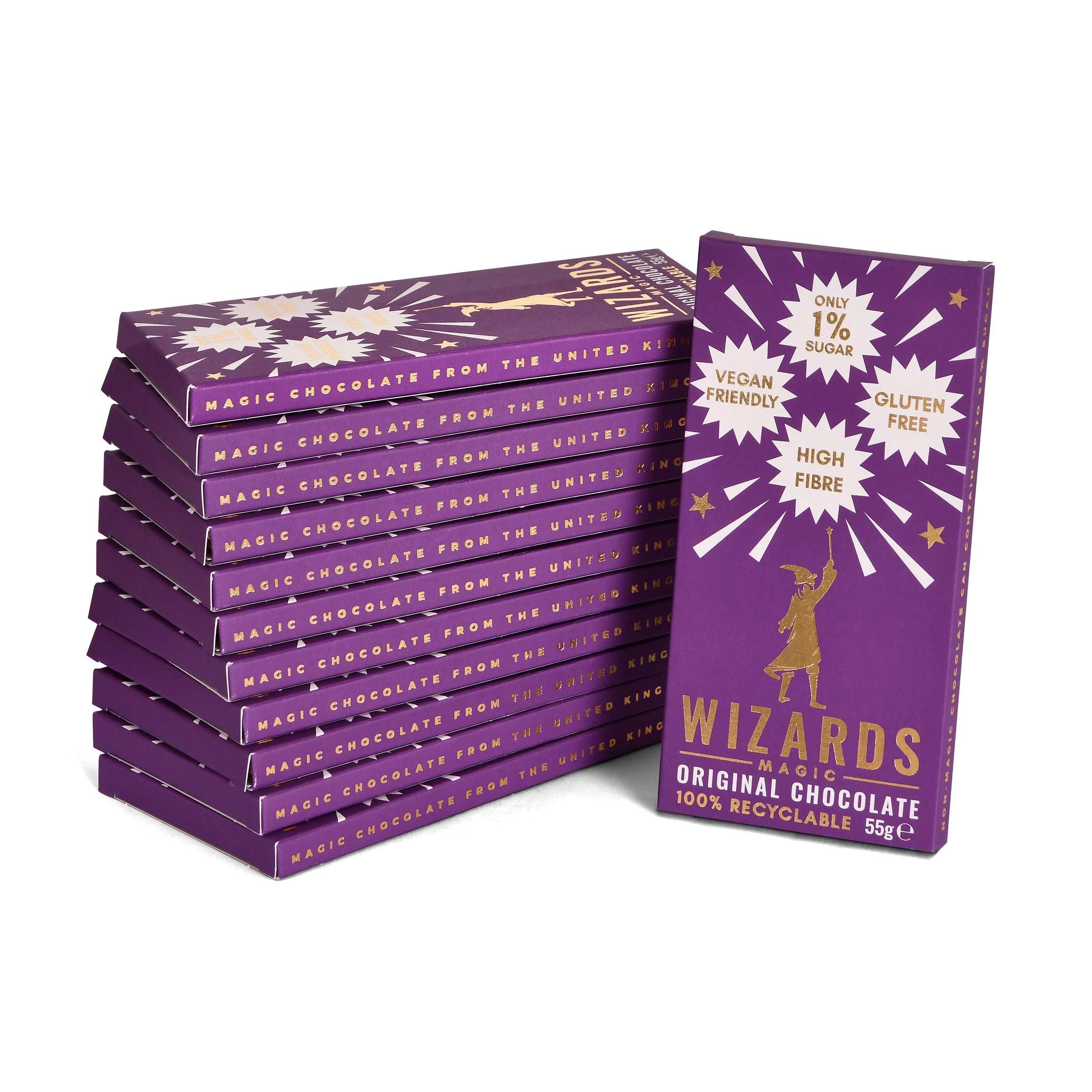 Wizards Magic - Original Schokolade 12 Tafeln