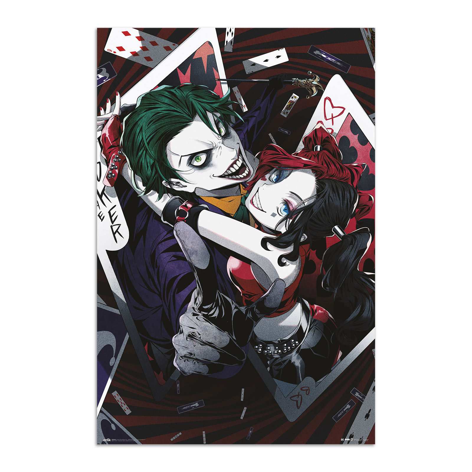 Harley Quinn und Joker Anime Maxi Poster