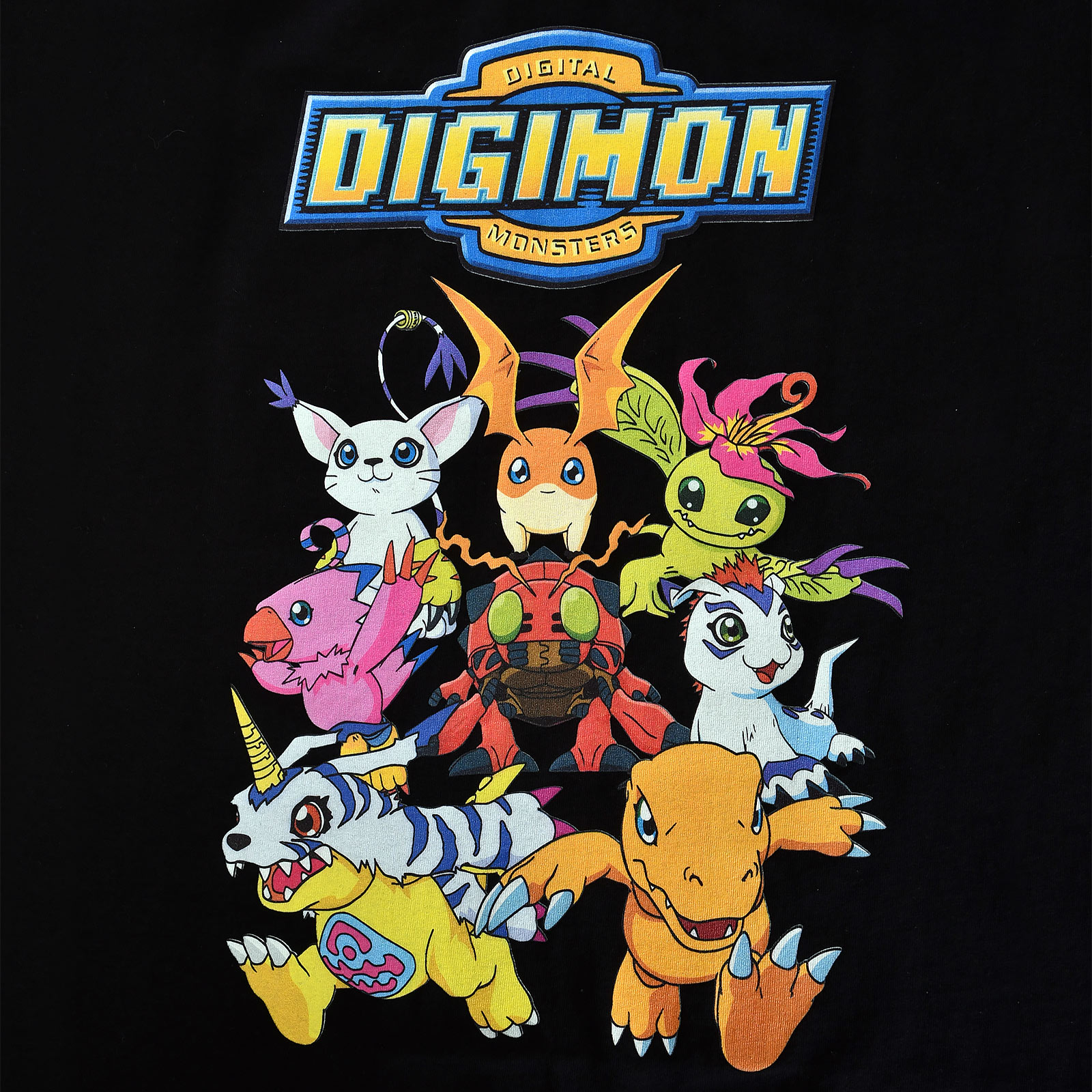 Digimon - Characters T-Shirt Damen schwarz