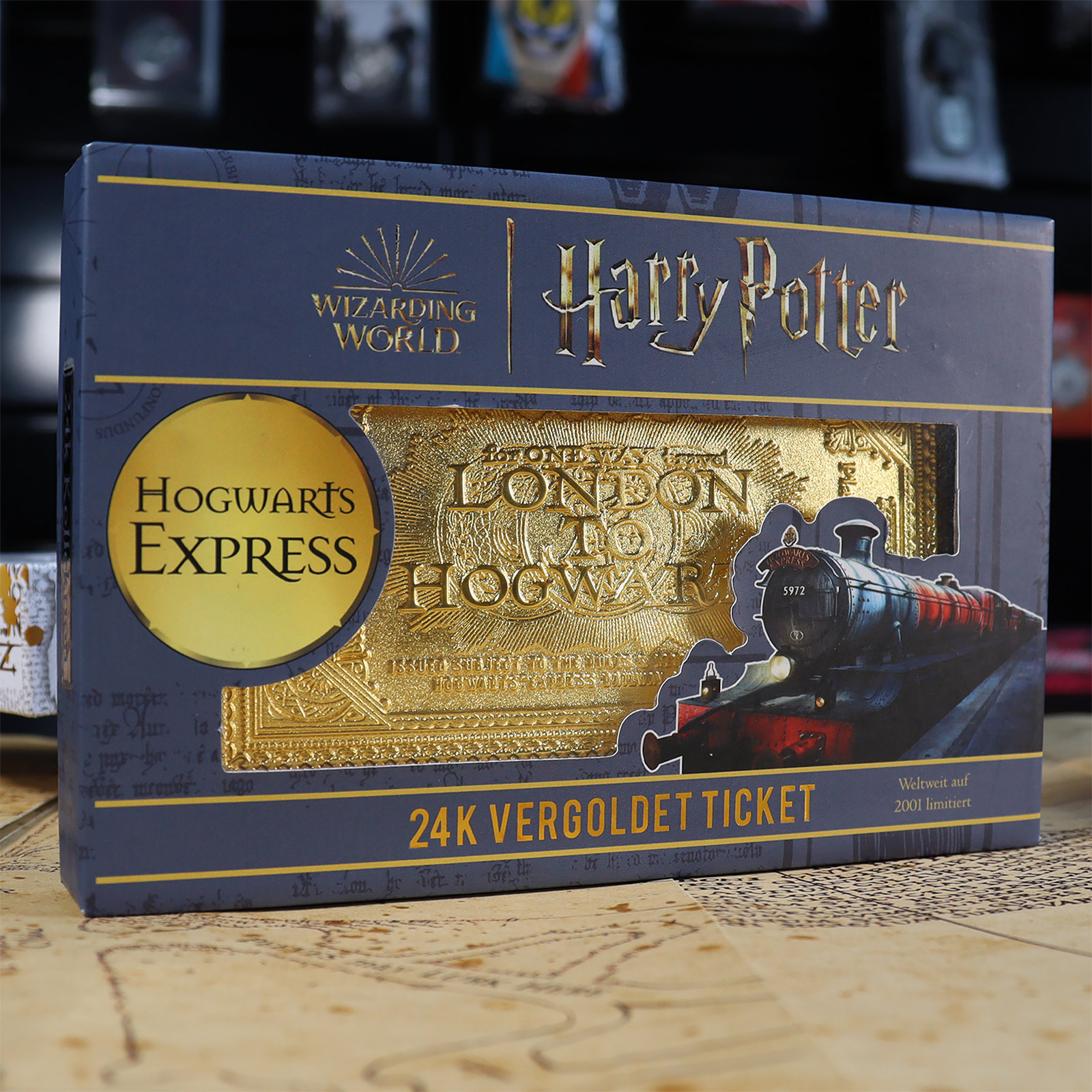 Universal Limitierte Ausgabe Harry Potter Hogwarts Express Kopie Ticket & 