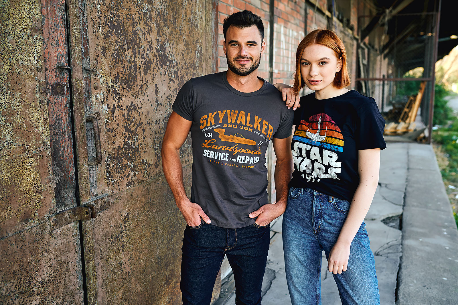 Star Wars - Landspeeder T-Shirt grau