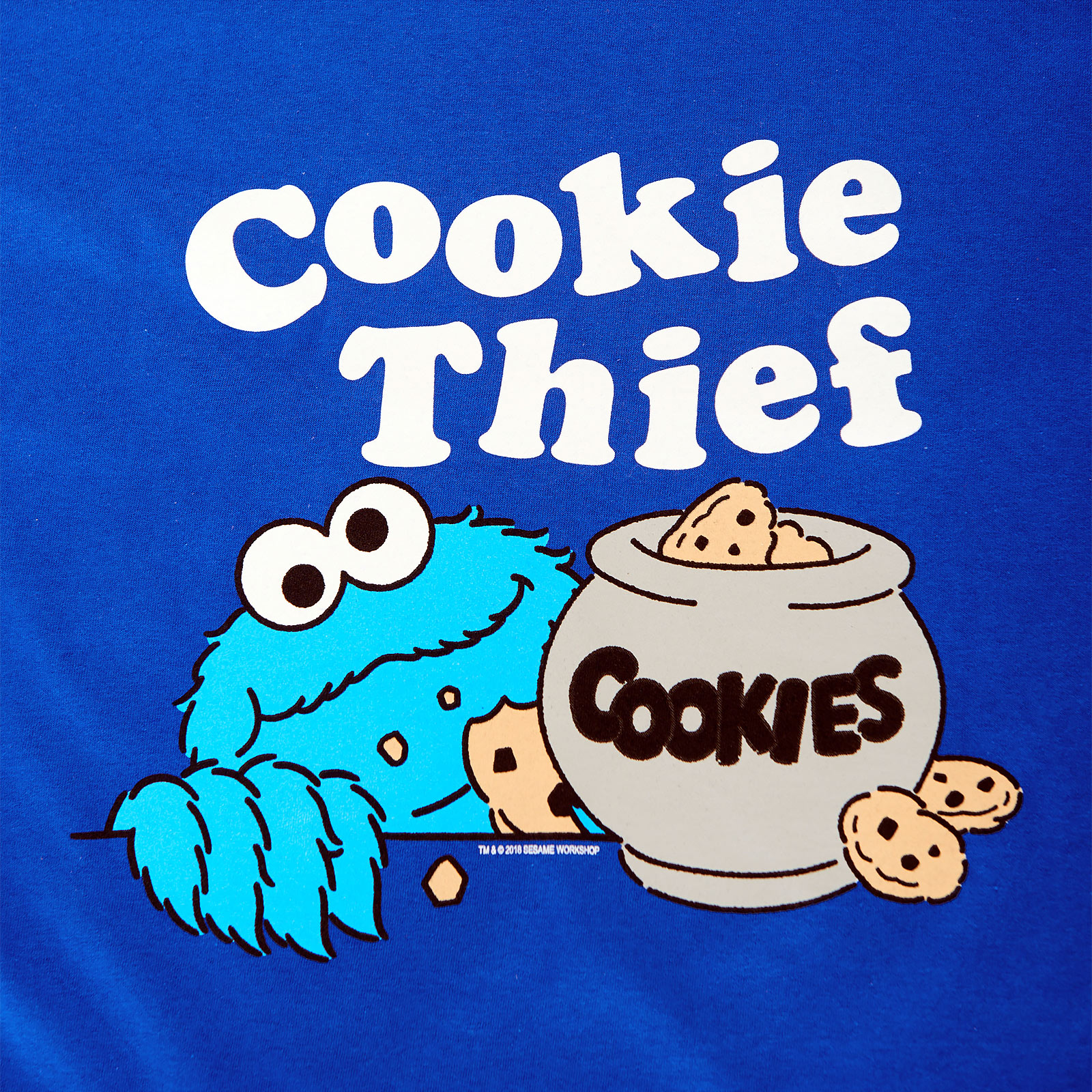 Sesamstraße - Cookie Thief T-Shirt blau