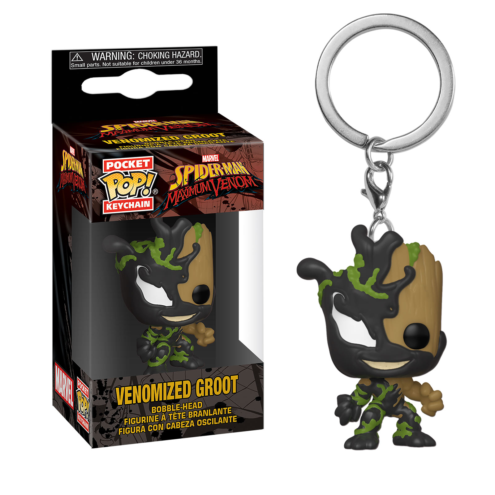 Marvel - Venomized Groot Funko Pop Schlüsselanhänger