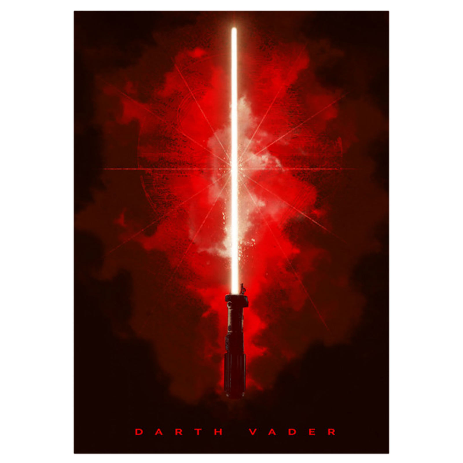 Star Wars - Darth Vader Lichtschwert Metall Poster