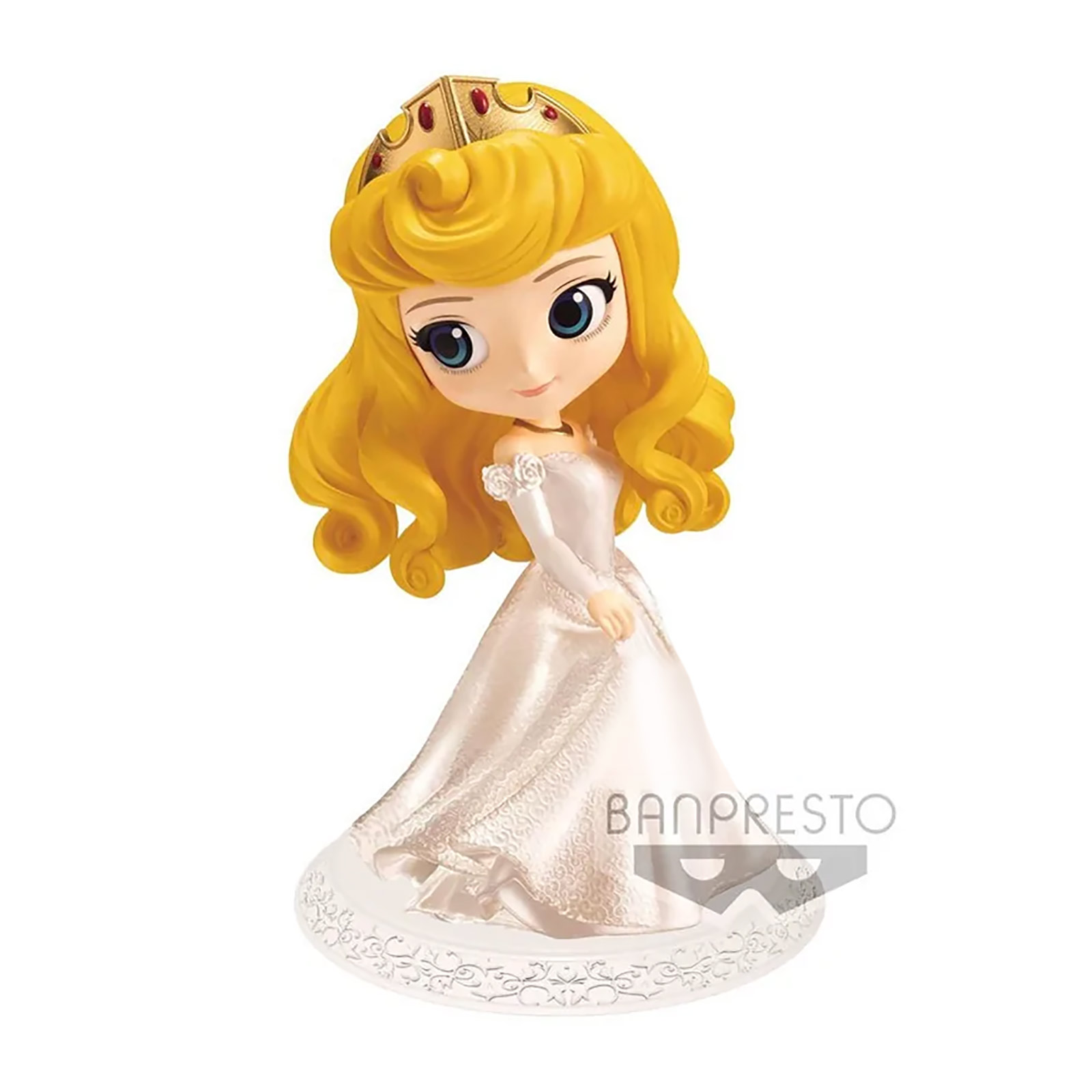 Dornröschen - Prinzessin Aurora im weißen Kleid Q Posket Figur Version A