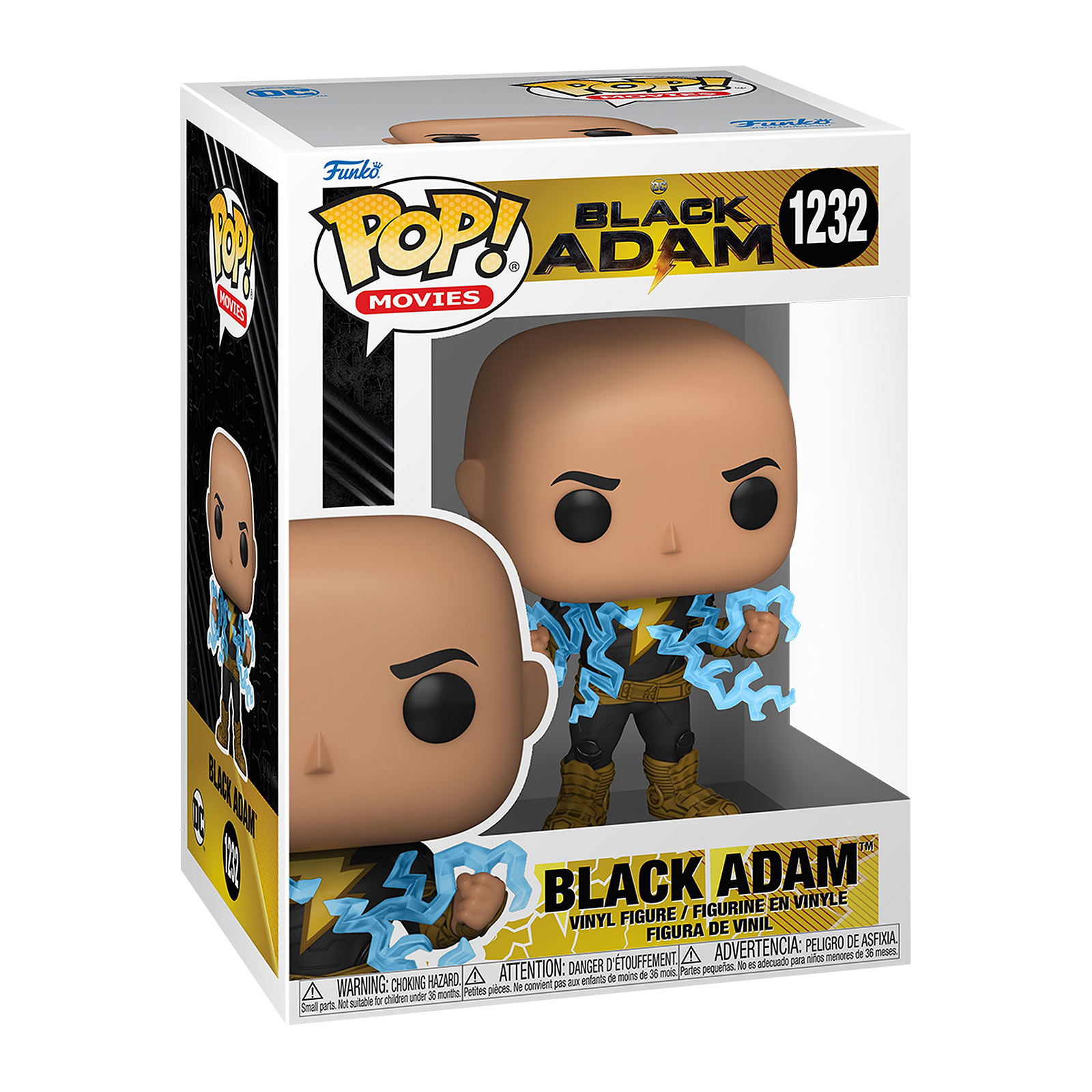 Black Adam mit Blitz Funko Pop Figur