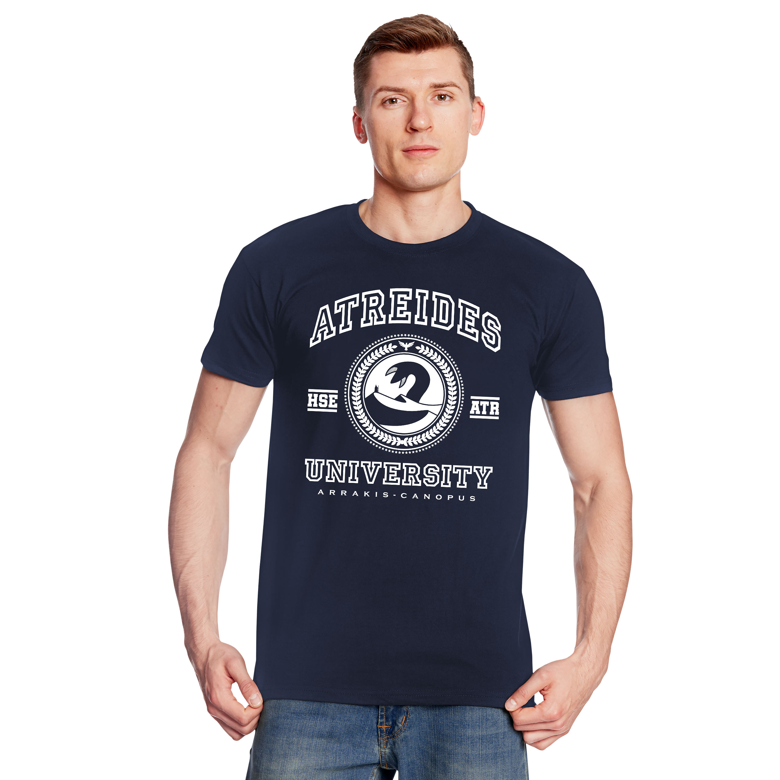 Atreides University T-Shirt für Dune Fans blau