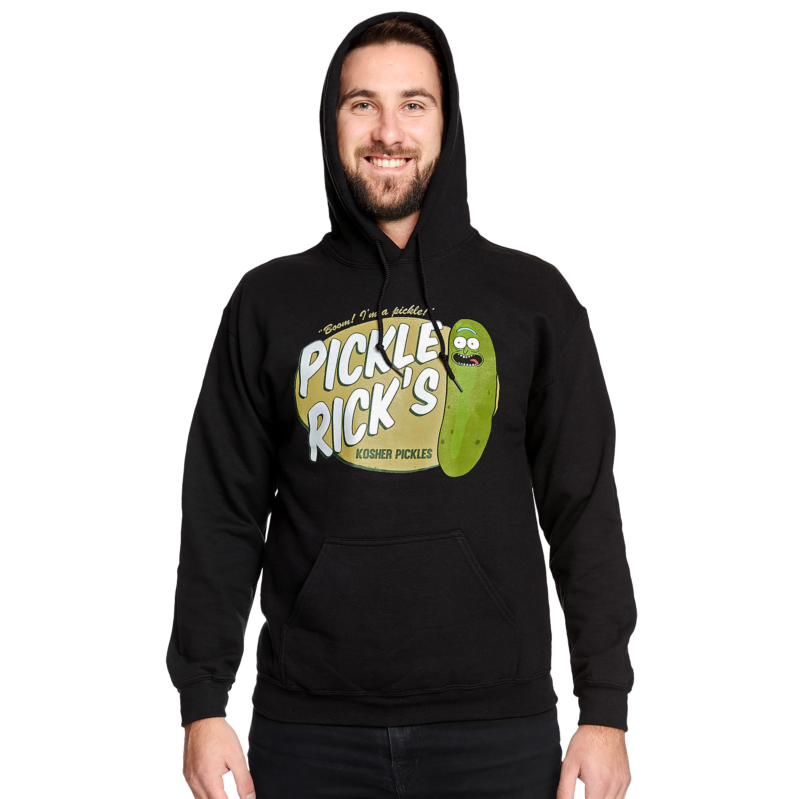 Rick and Morty - Pickle Rick Hoodie schwarz