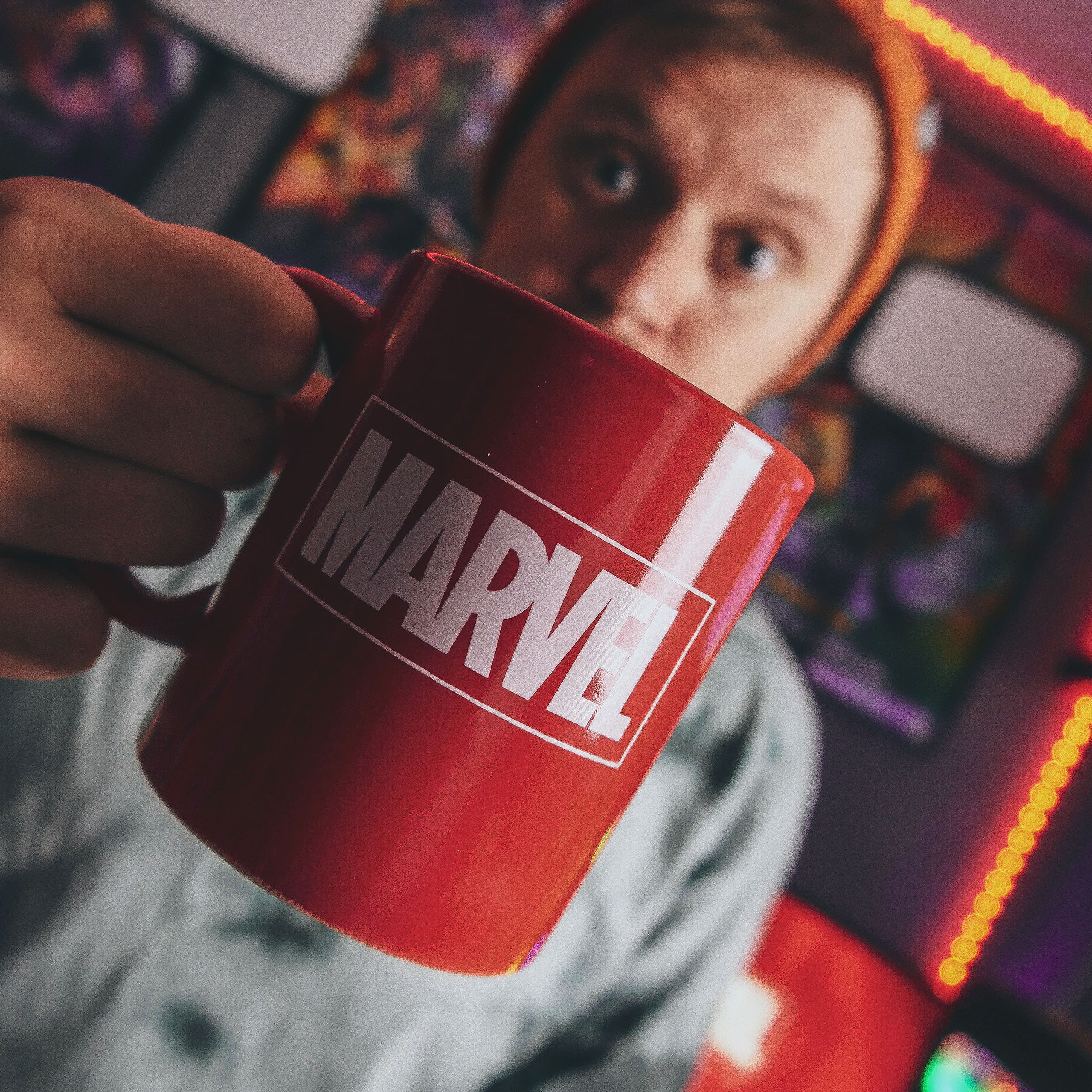 Marvel - Logo Tasse rot