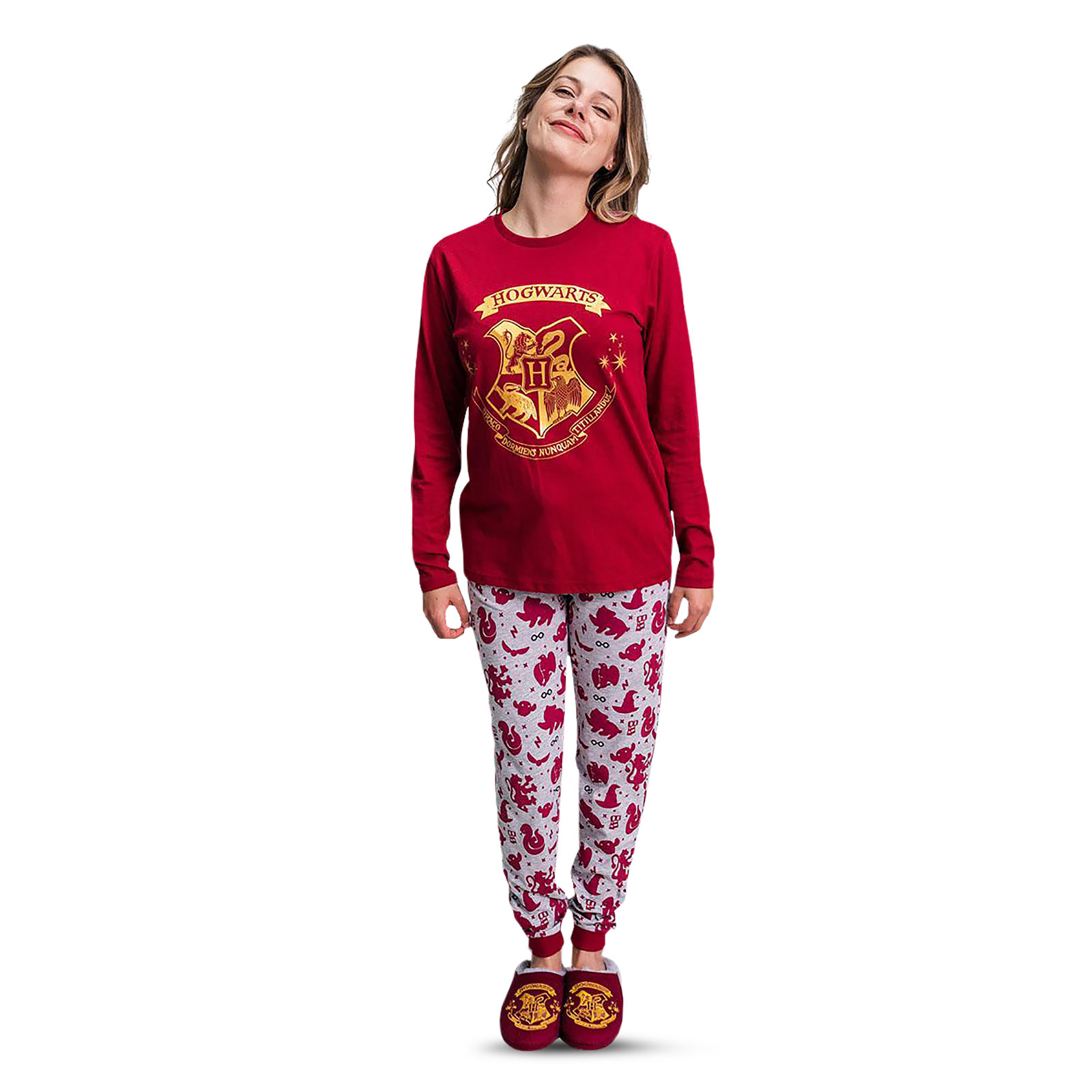 Harry Potter - Hogwarts Wappen Pyjama Damen