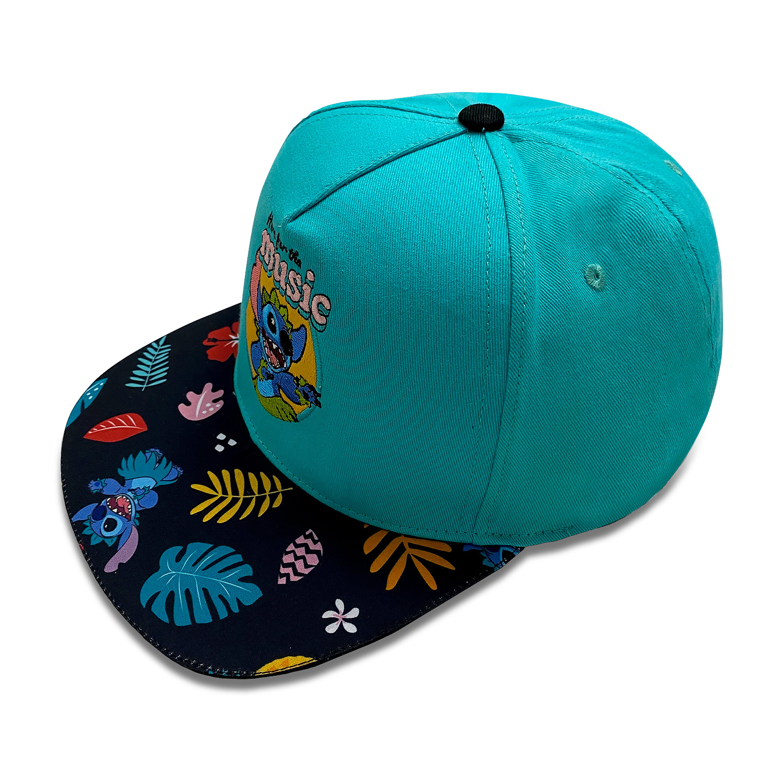 Lilo & Stitch - Here For The Music Snapback Cap