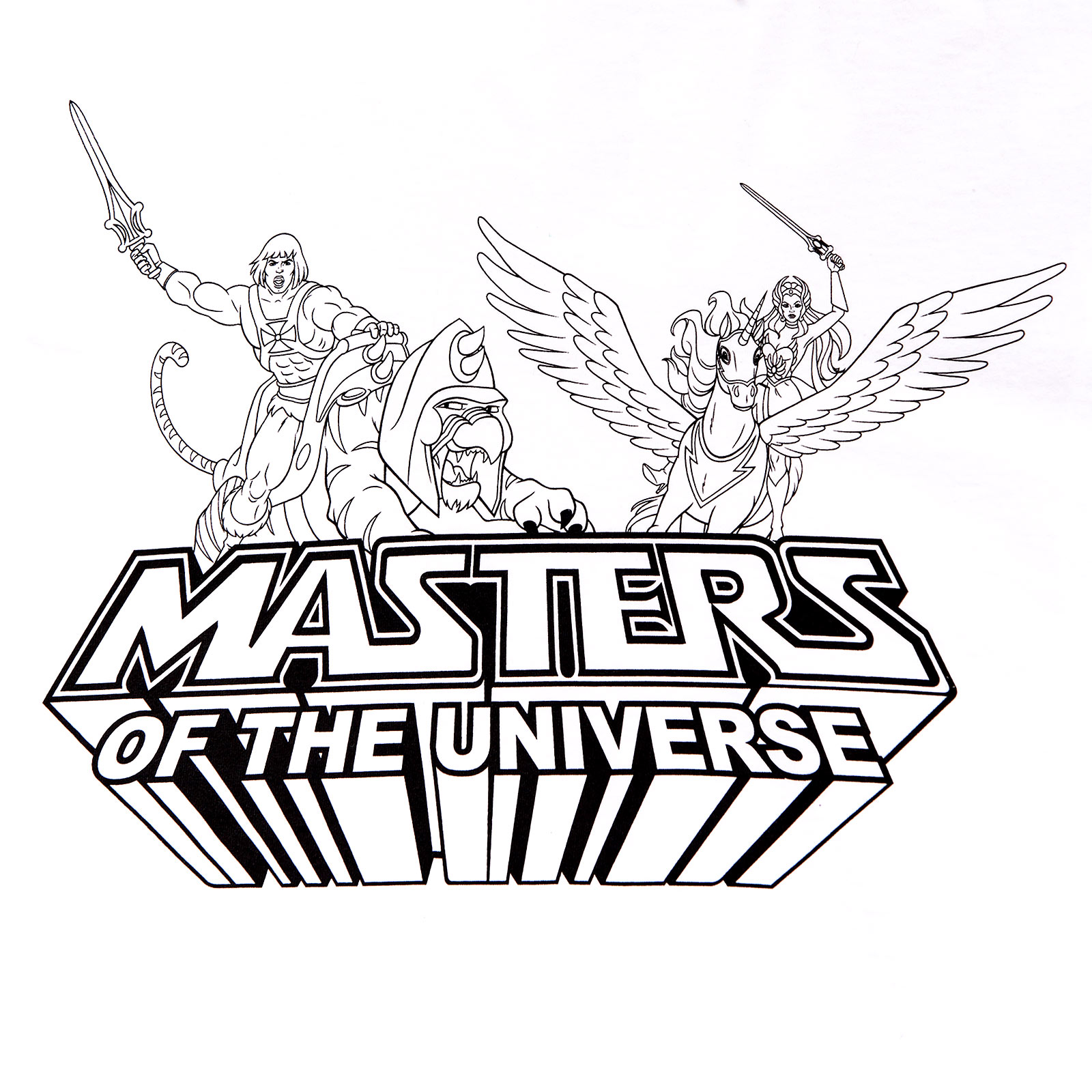 Masters of the Universe - He-Man & She-Ra T-Shirt