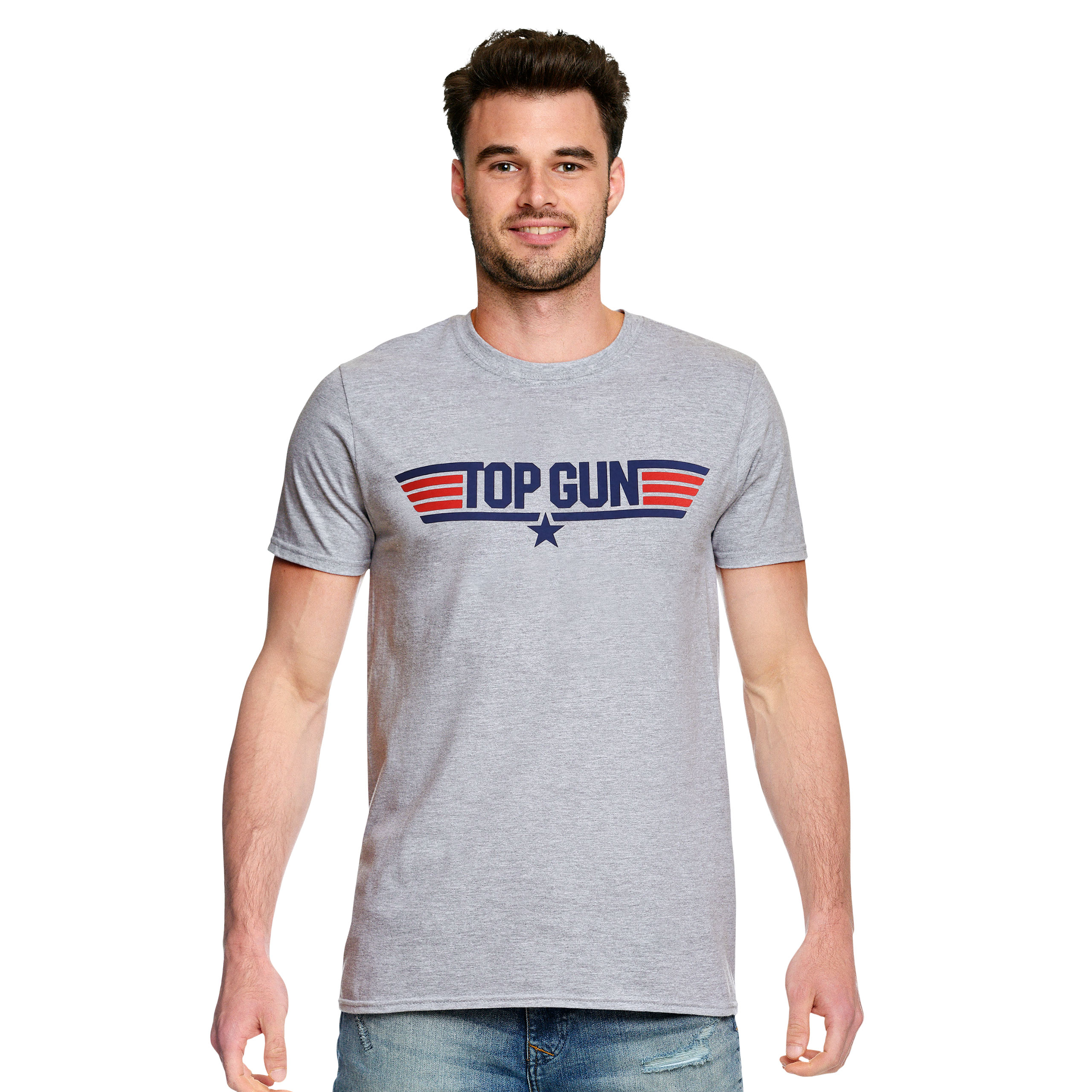 Top Gun - Logo T-Shirt grau