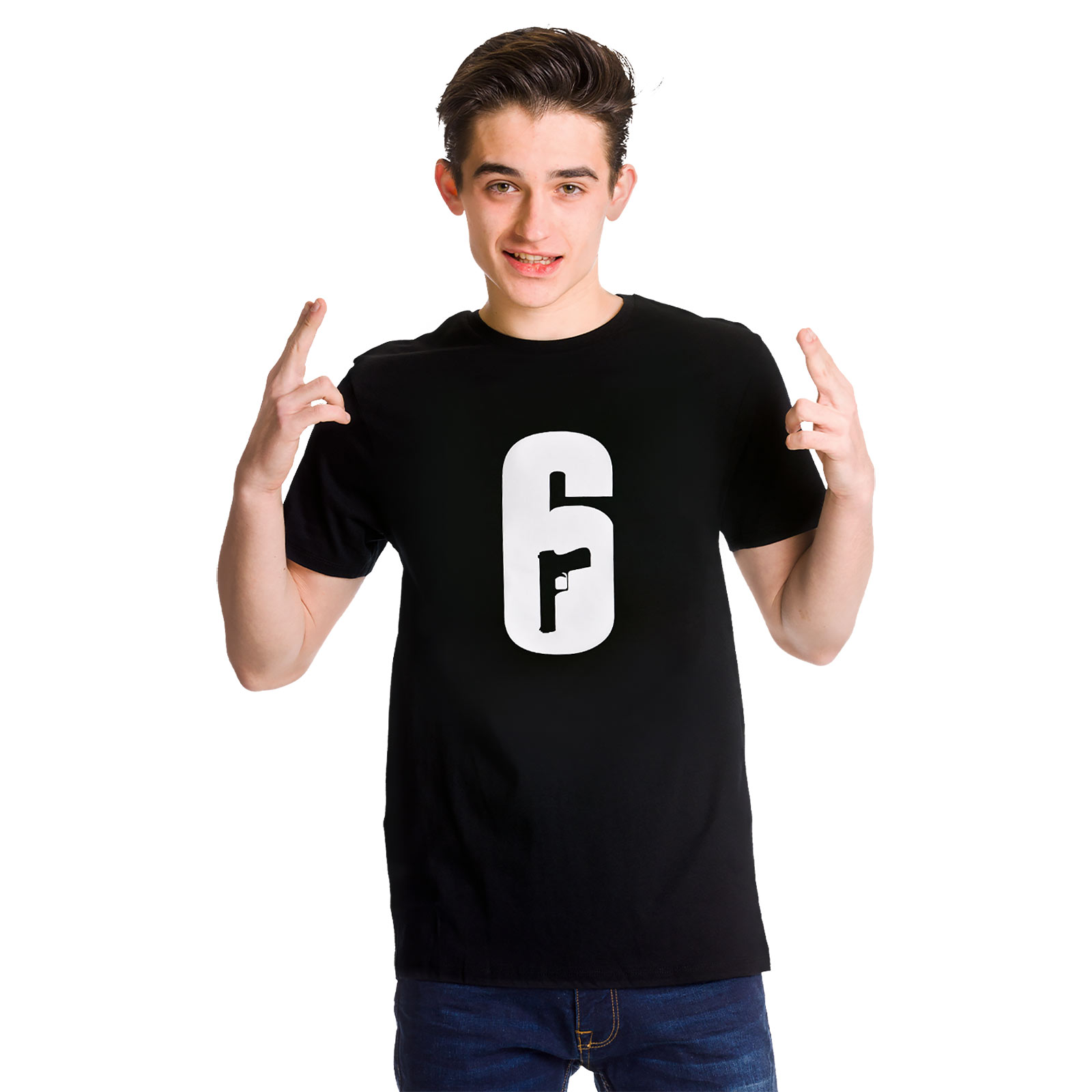 Rainbow Six Siege - Logo T-Shirt schwarz
