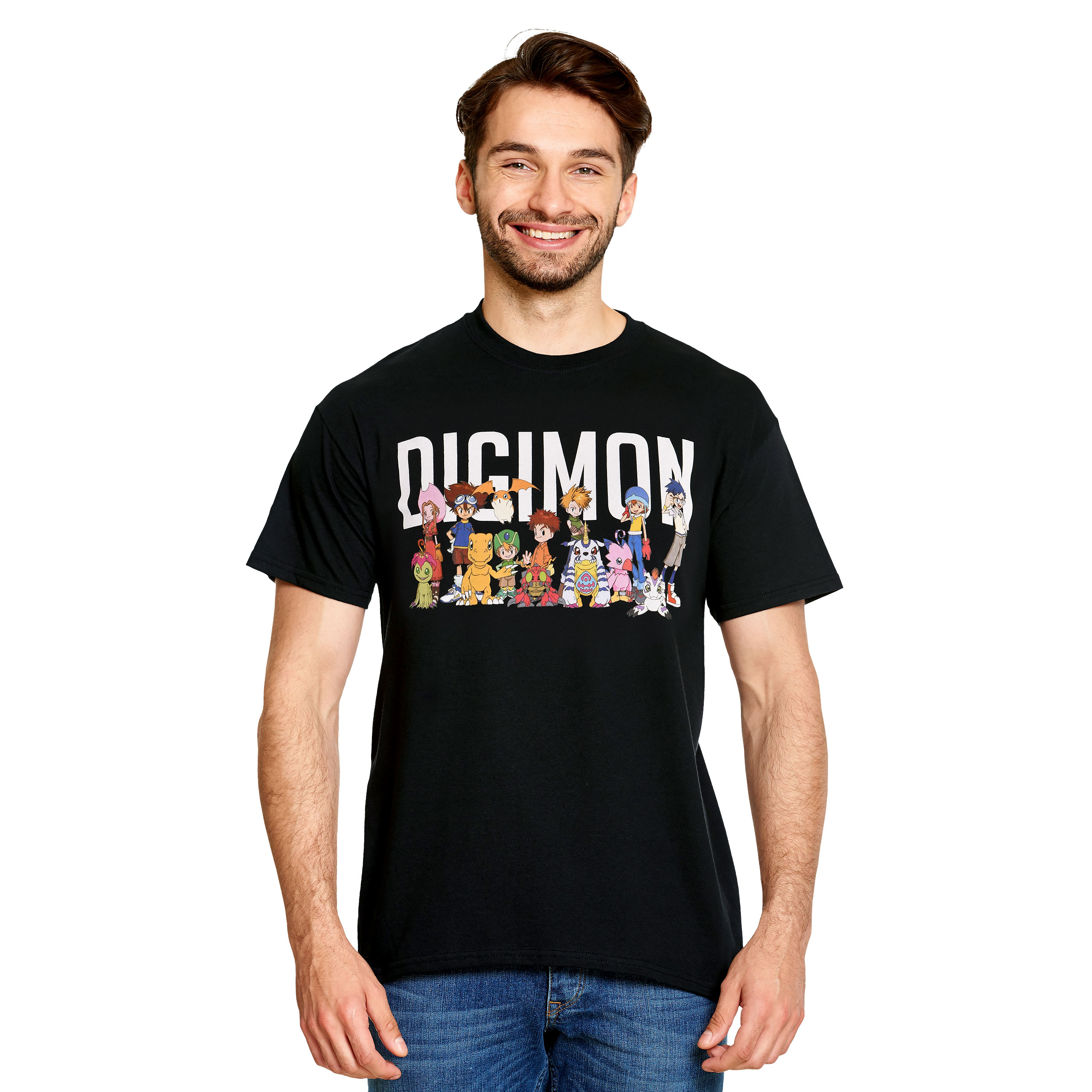 Digimon - Characters T-Shirt schwarz