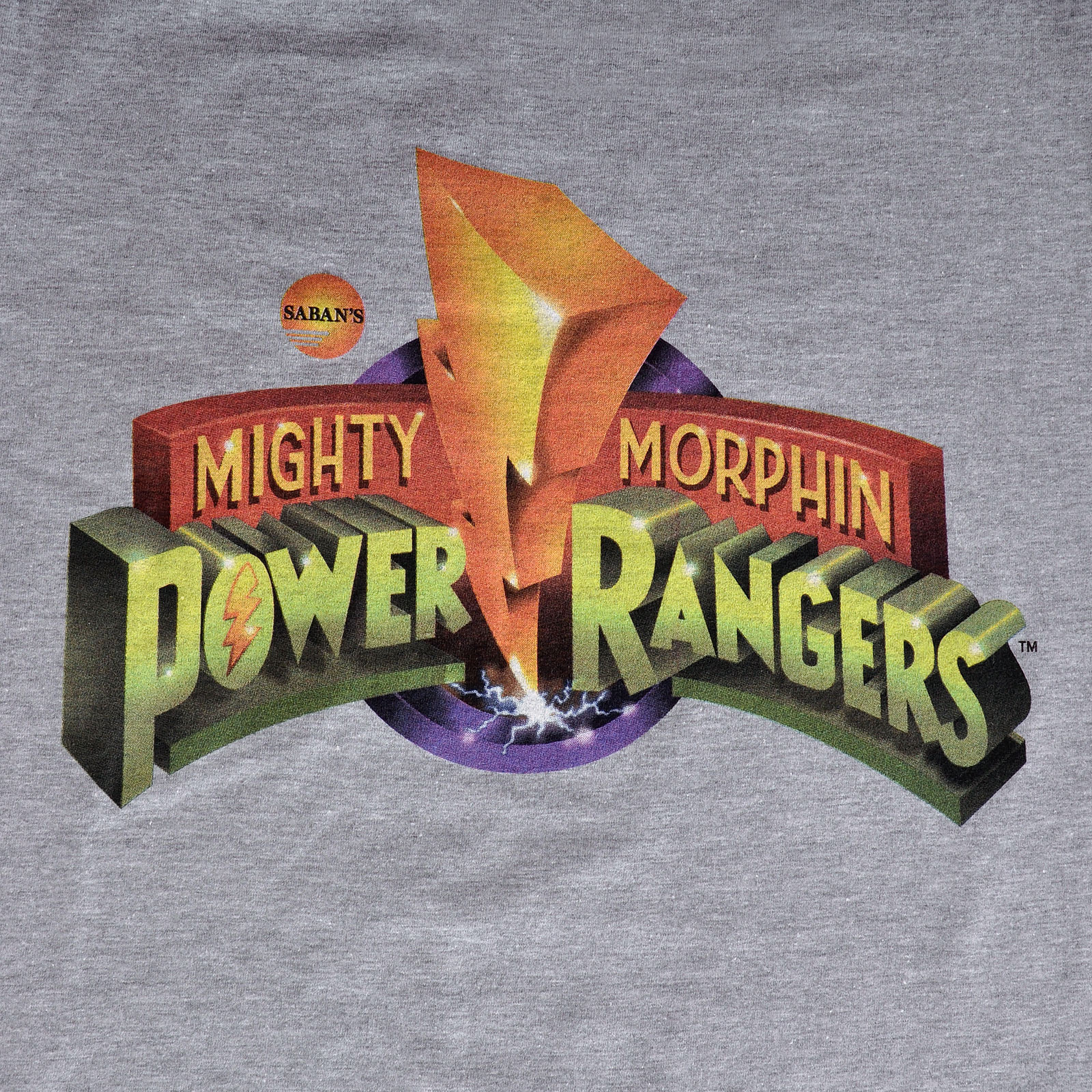Power Rangers - Logo T-Shirt grau