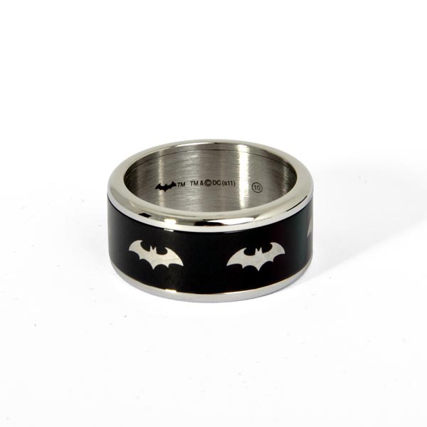 Batman - Symbol Ring schwarz