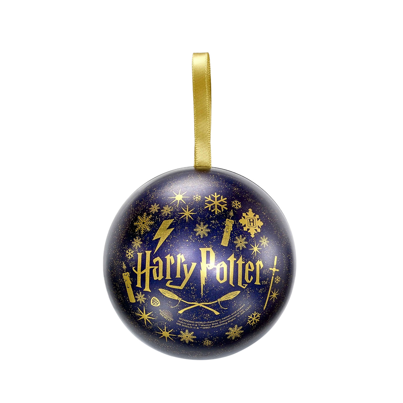 Harry Potter - Weihnachtskugel mit Ravenclaw Wappen Kette