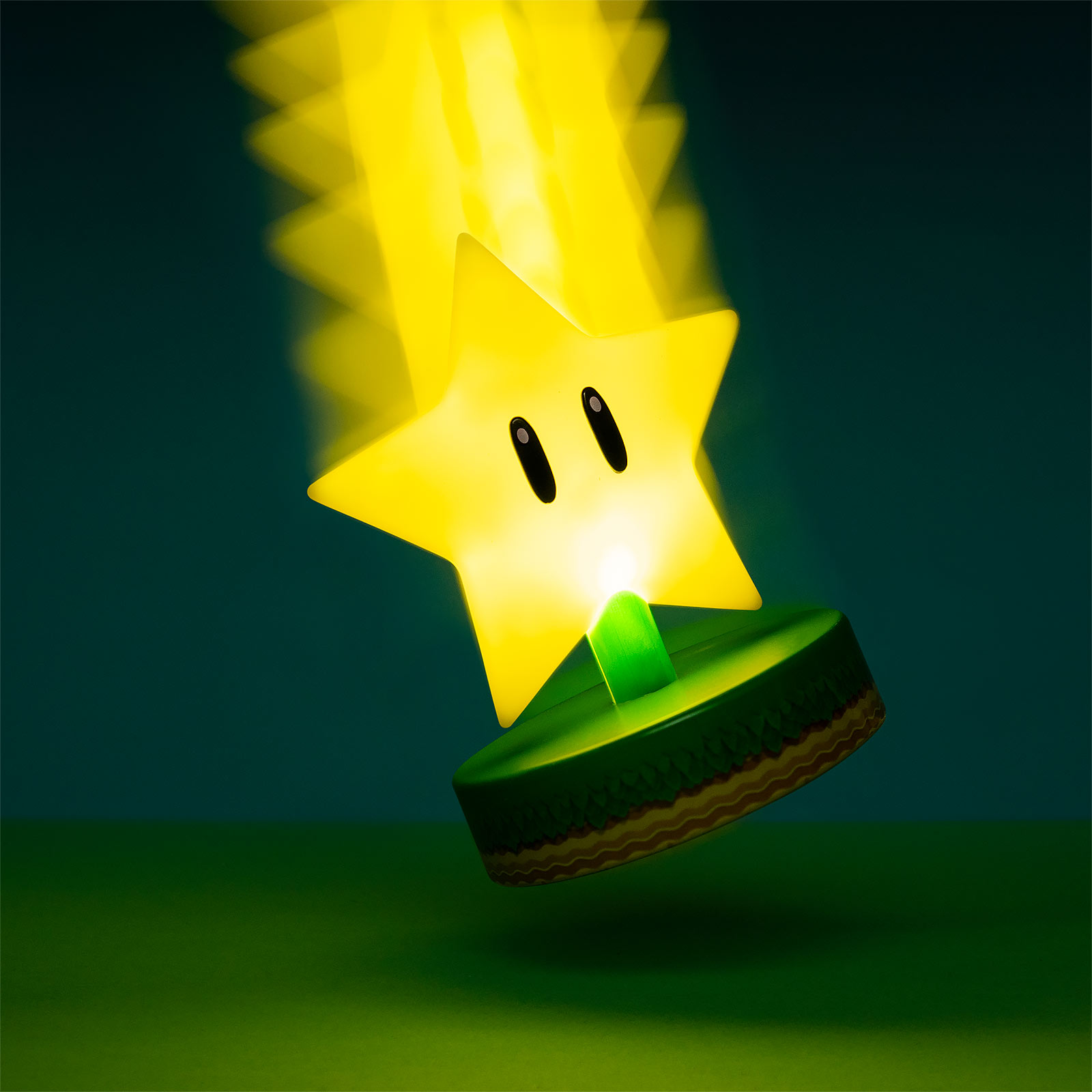 Super Mario - Super-Stern Icons 3D Tischlampe