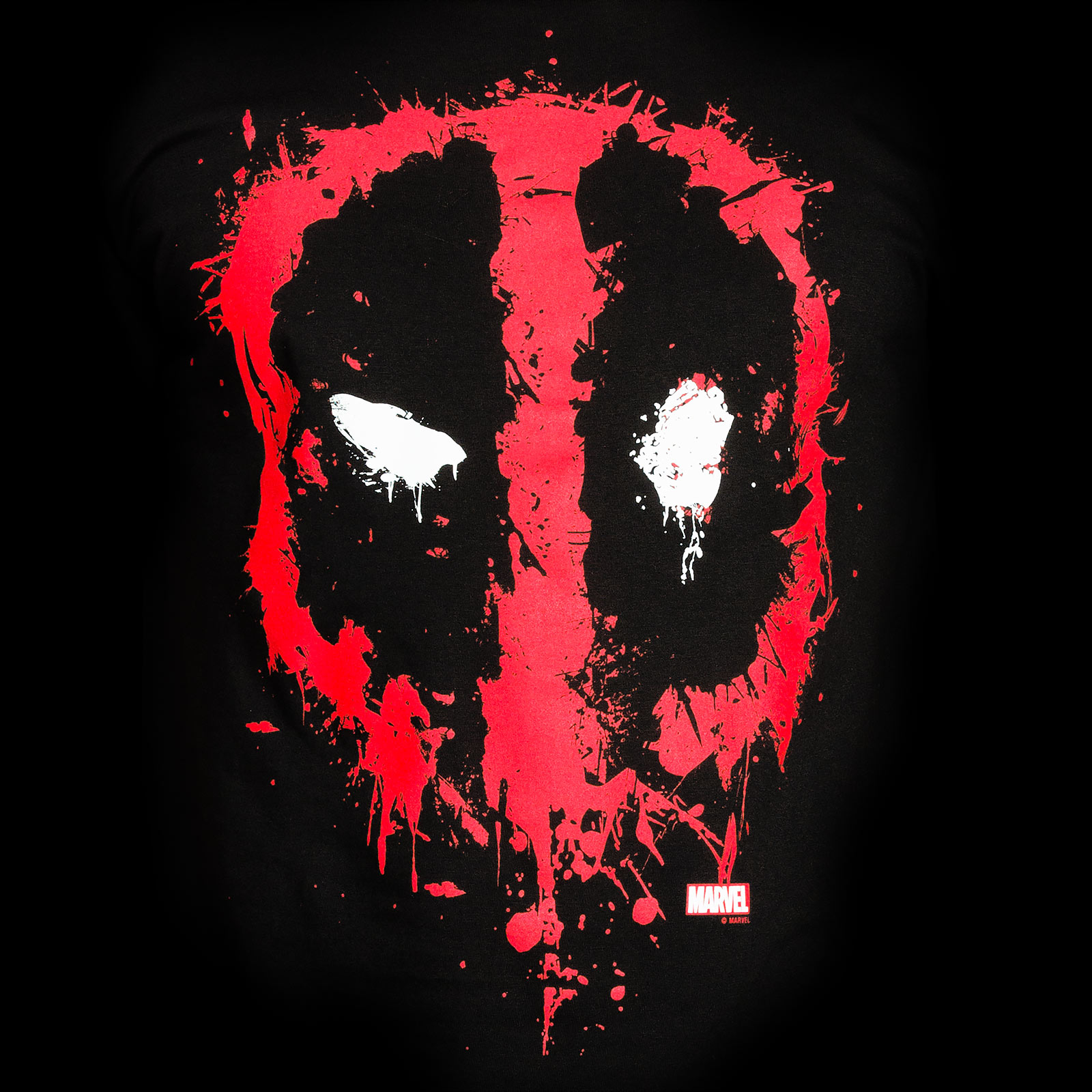 Deadpool - Happy Face T-Shirt schwarz