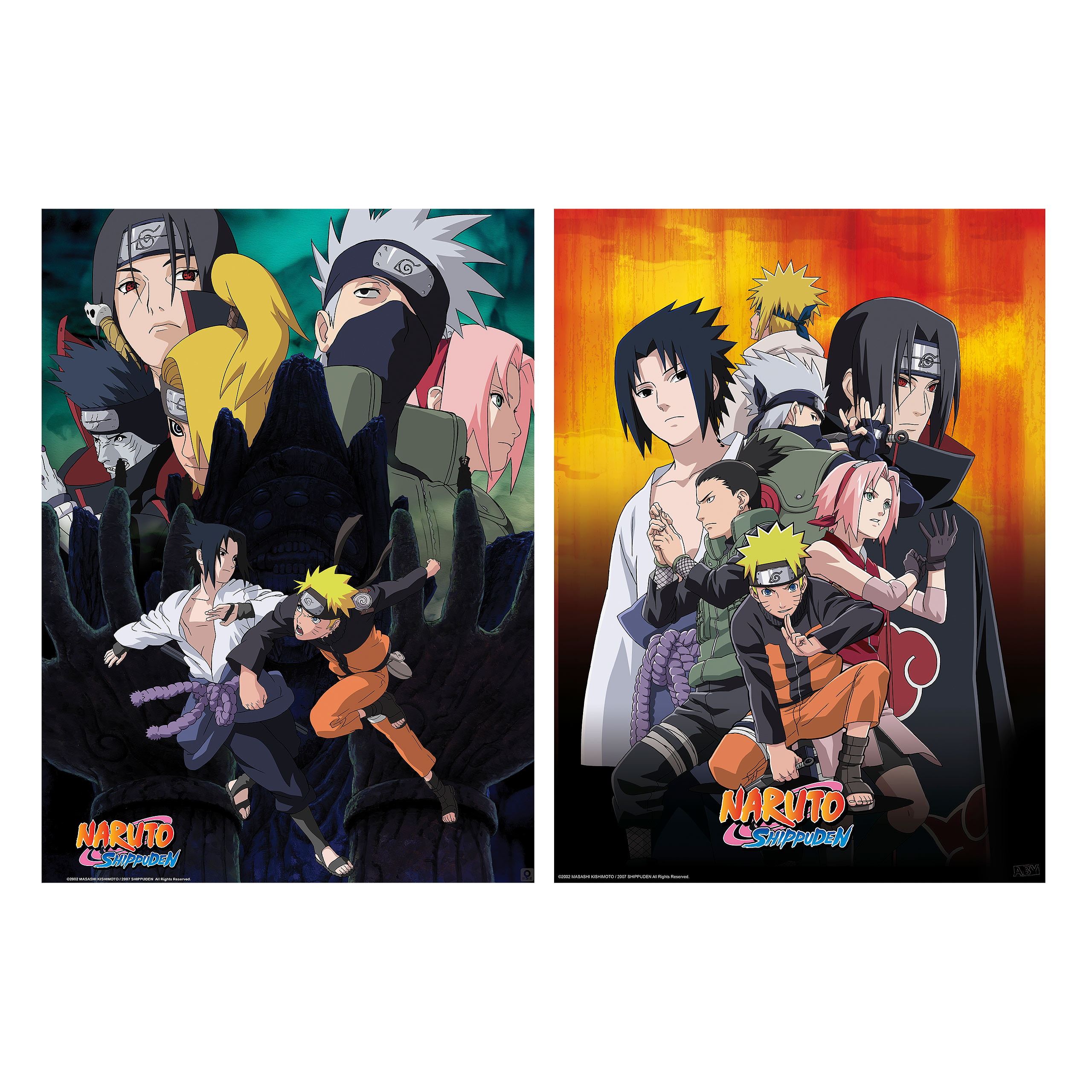 Naruto Shippuden - Ninjas Poster 2er Set