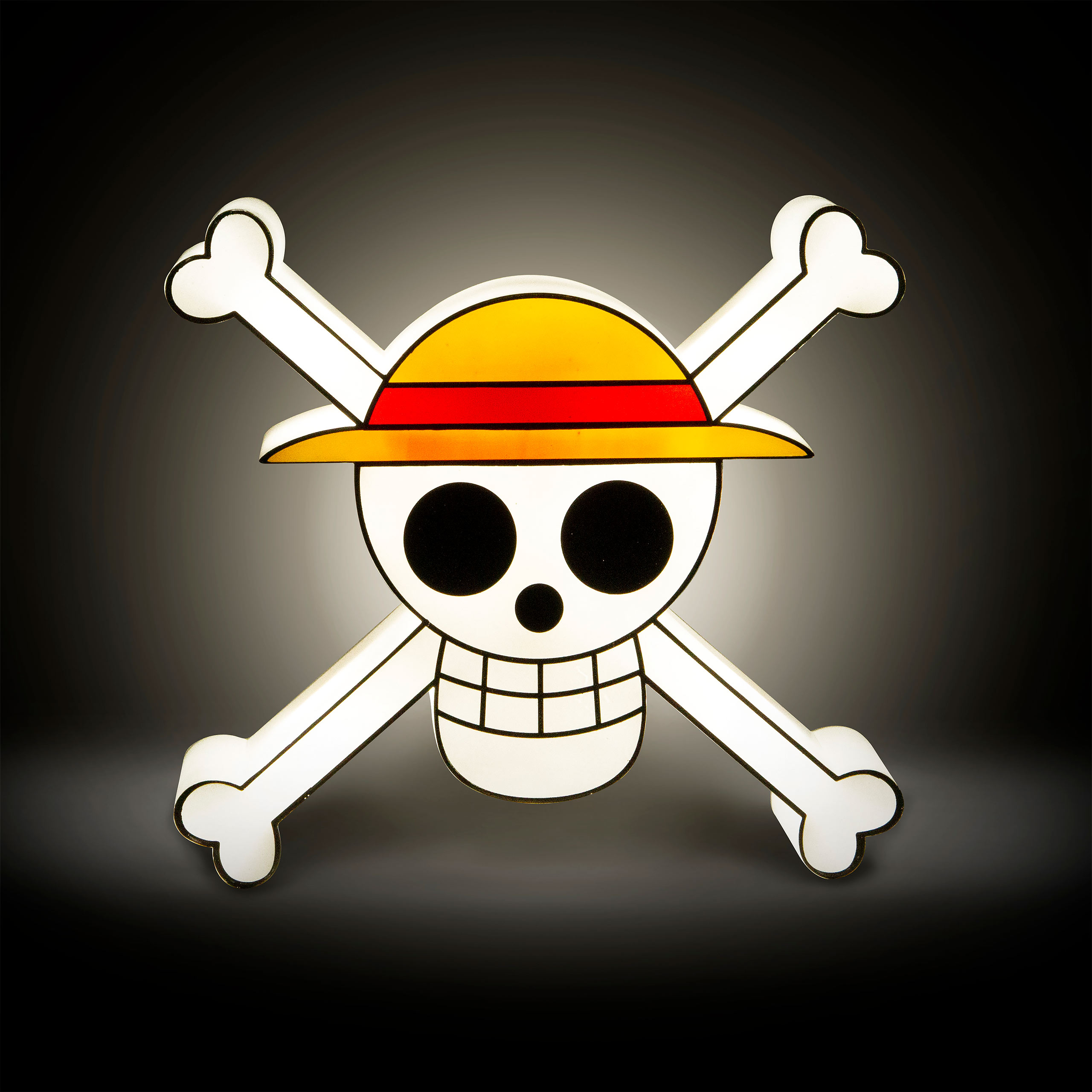 One Piece - Strohhutbande Skull Tischlampe