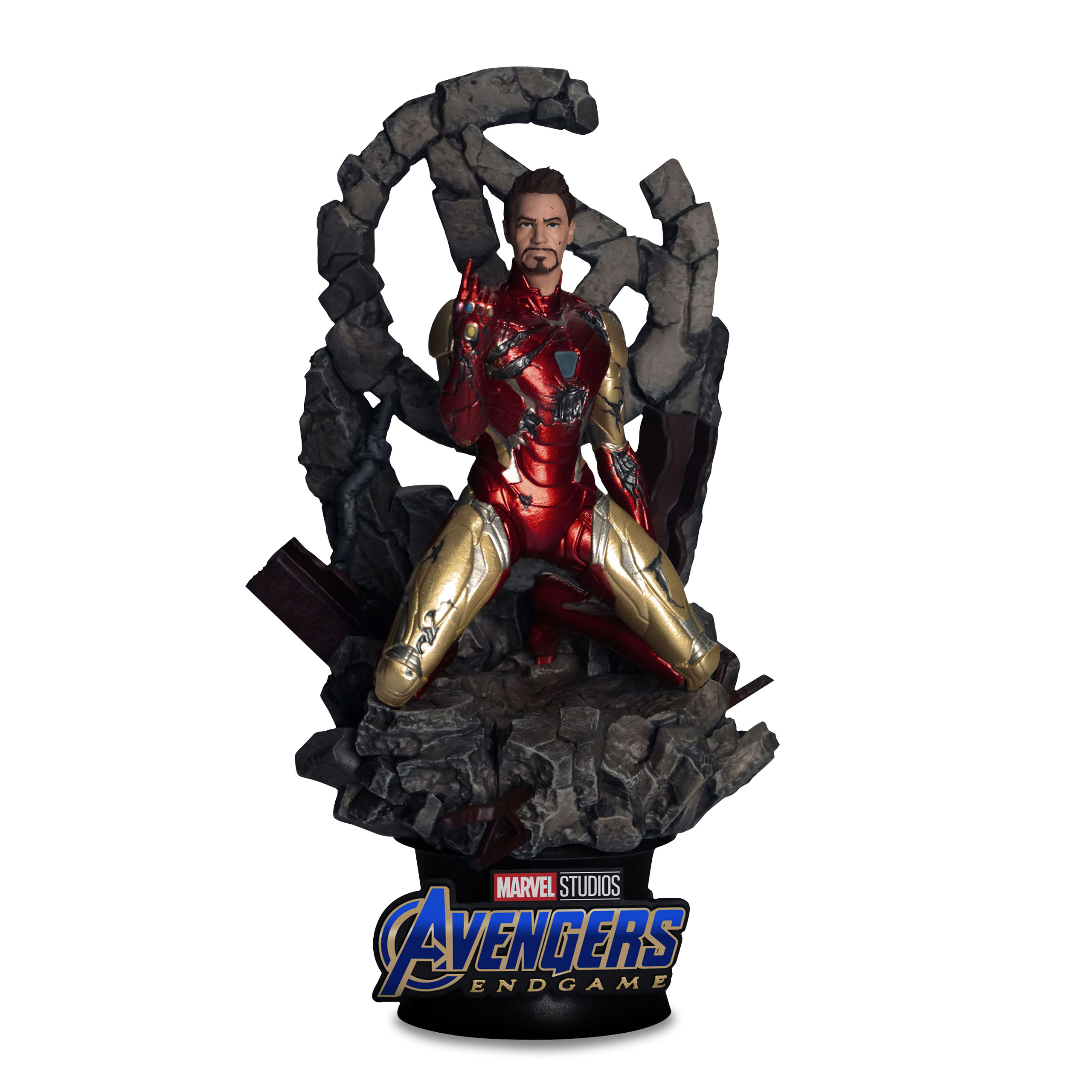 Avengers Endgame - Iron Man Mark LXXXV Diorama Figur