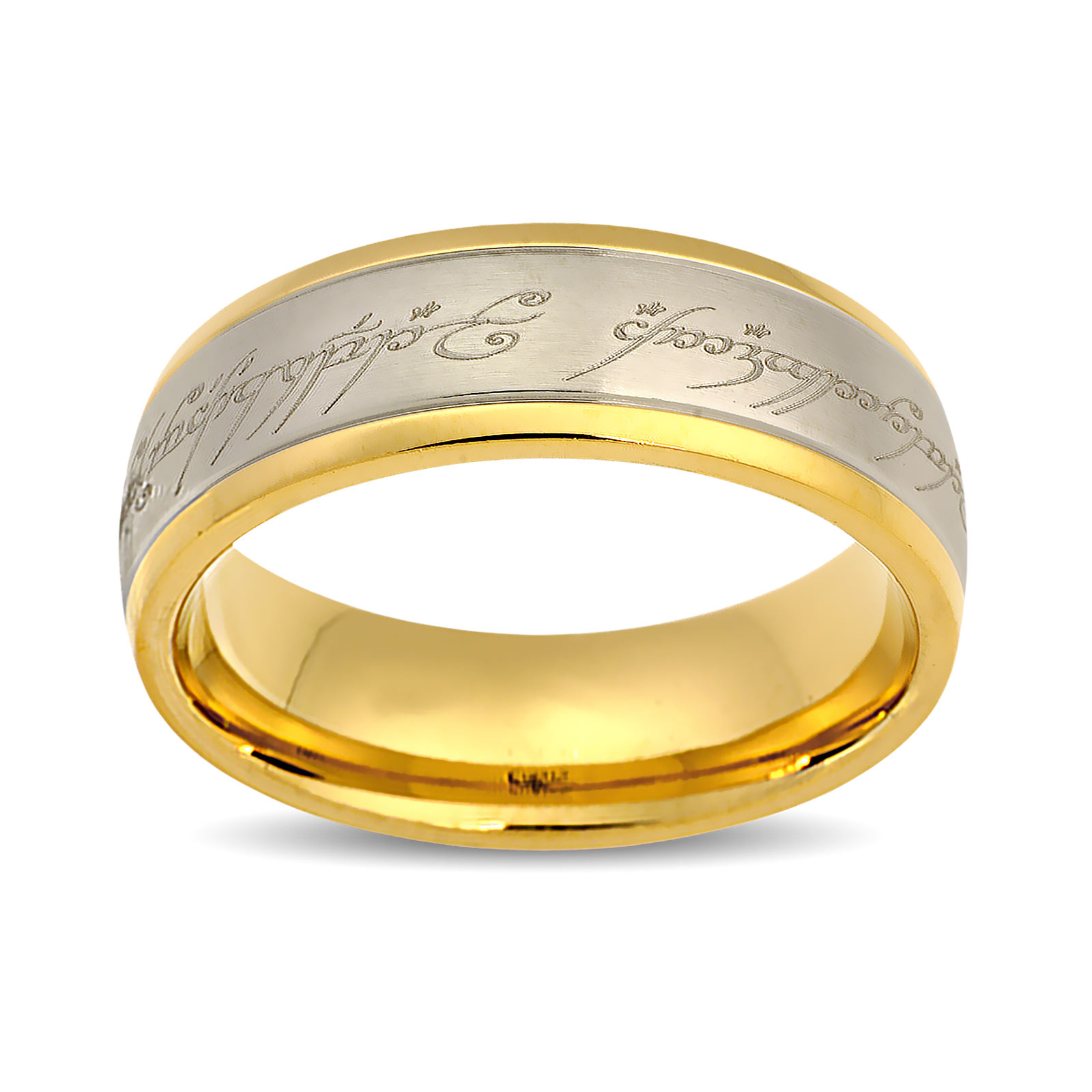 Herr der Ringe - Der Eine Ring Edelstahl vergoldet