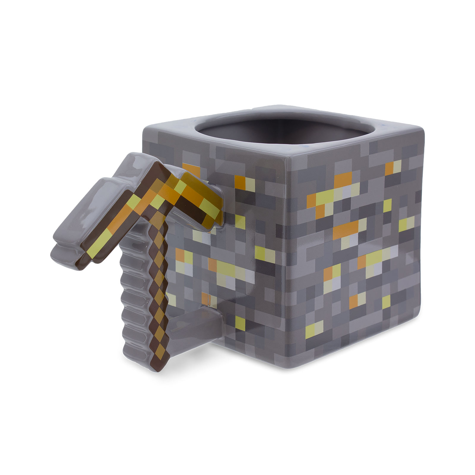 Minecraft - Gold Pickaxe Tasse mit 3D Henkel